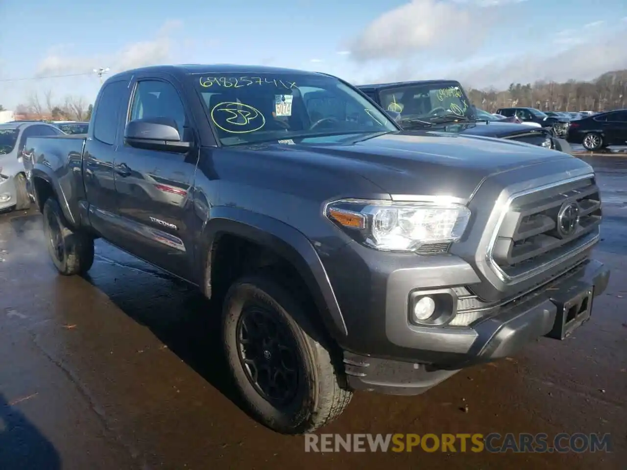 1 Photograph of a damaged car 3TYSZ5AN1MT008086 TOYOTA TACOMA 2021