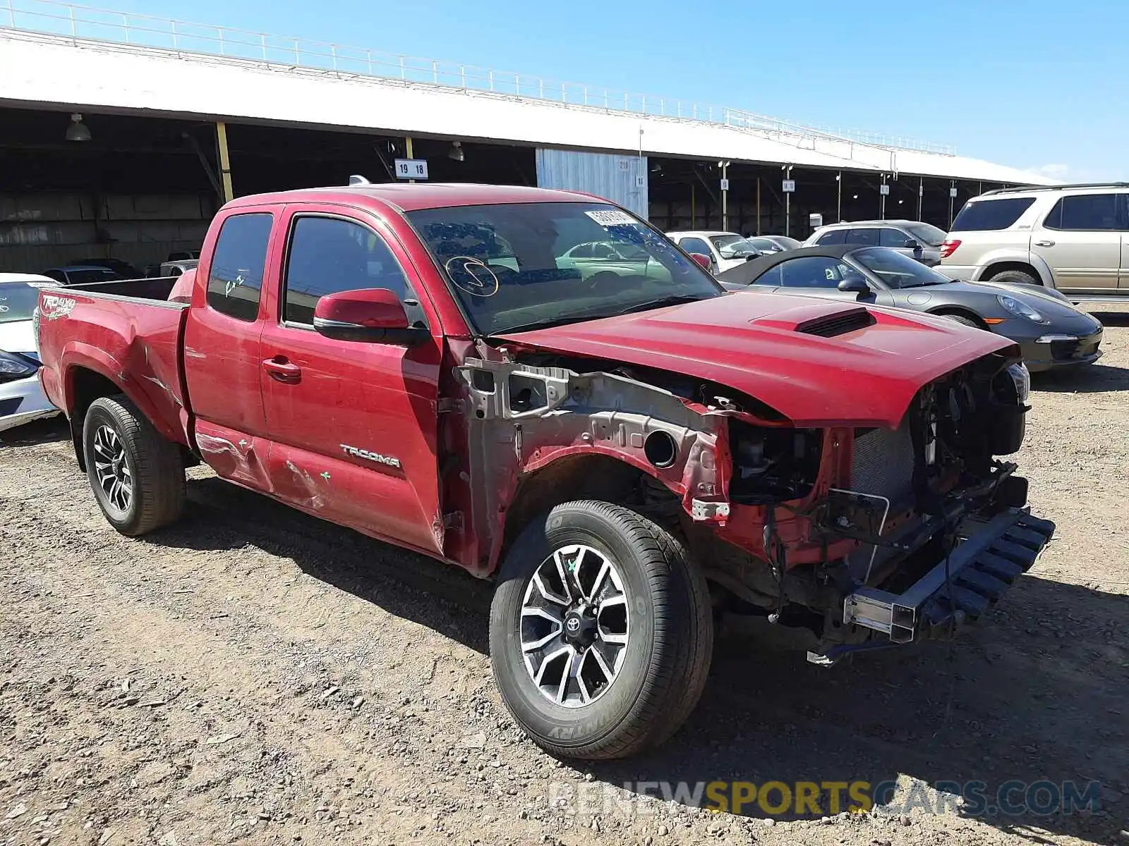 1 Photograph of a damaged car 3TYSZ5AN1MT010145 TOYOTA TACOMA 2021