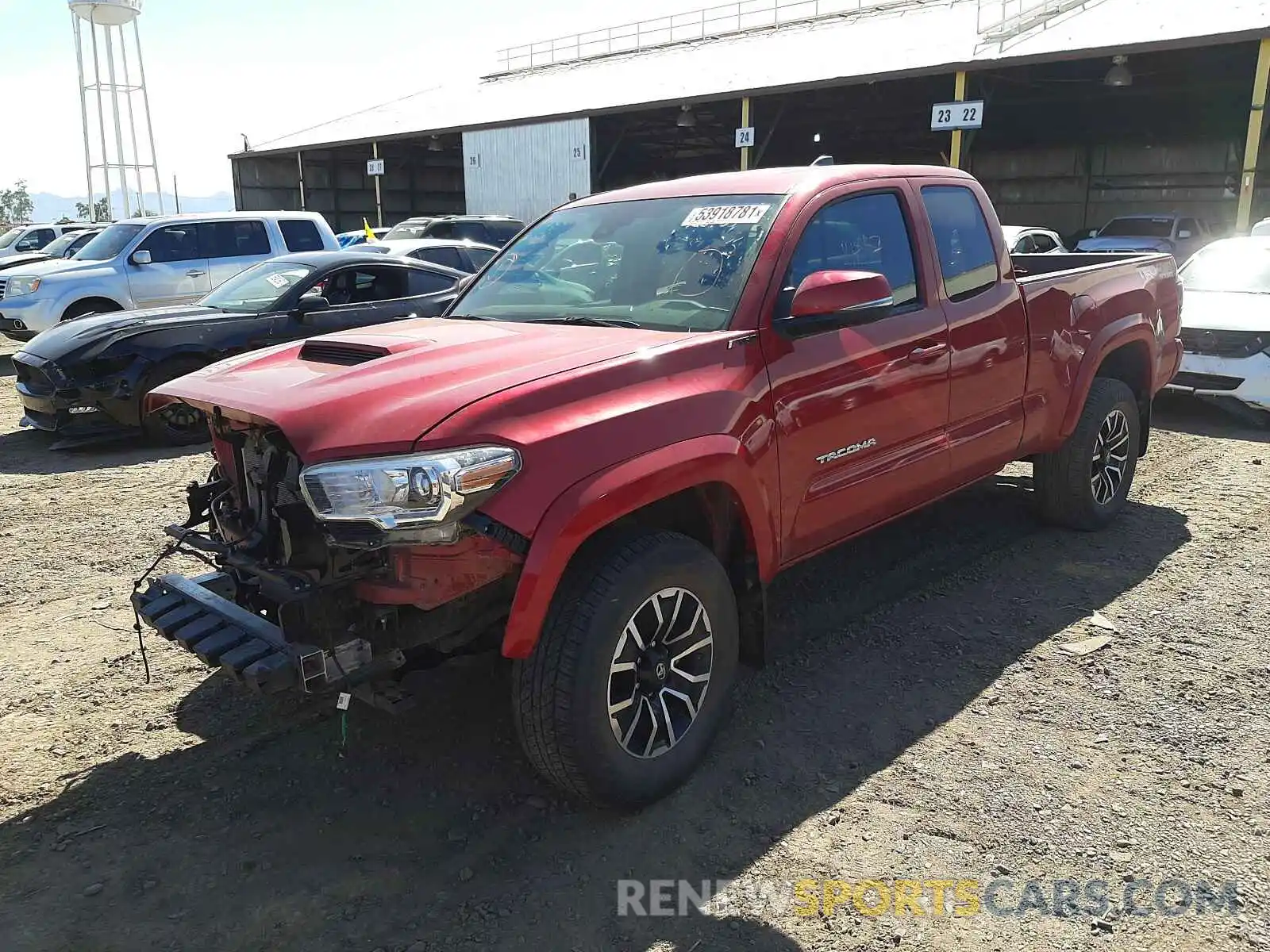 2 Photograph of a damaged car 3TYSZ5AN1MT010145 TOYOTA TACOMA 2021