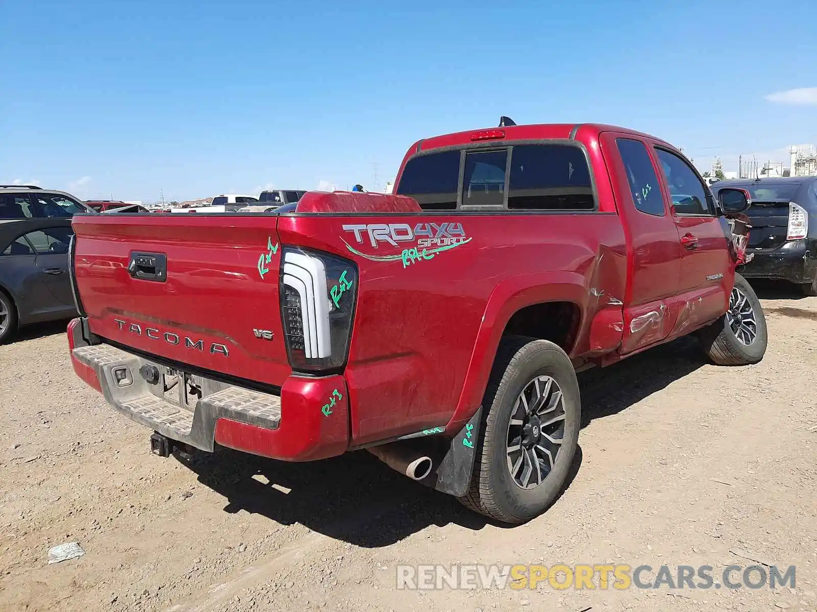 4 Photograph of a damaged car 3TYSZ5AN1MT010145 TOYOTA TACOMA 2021