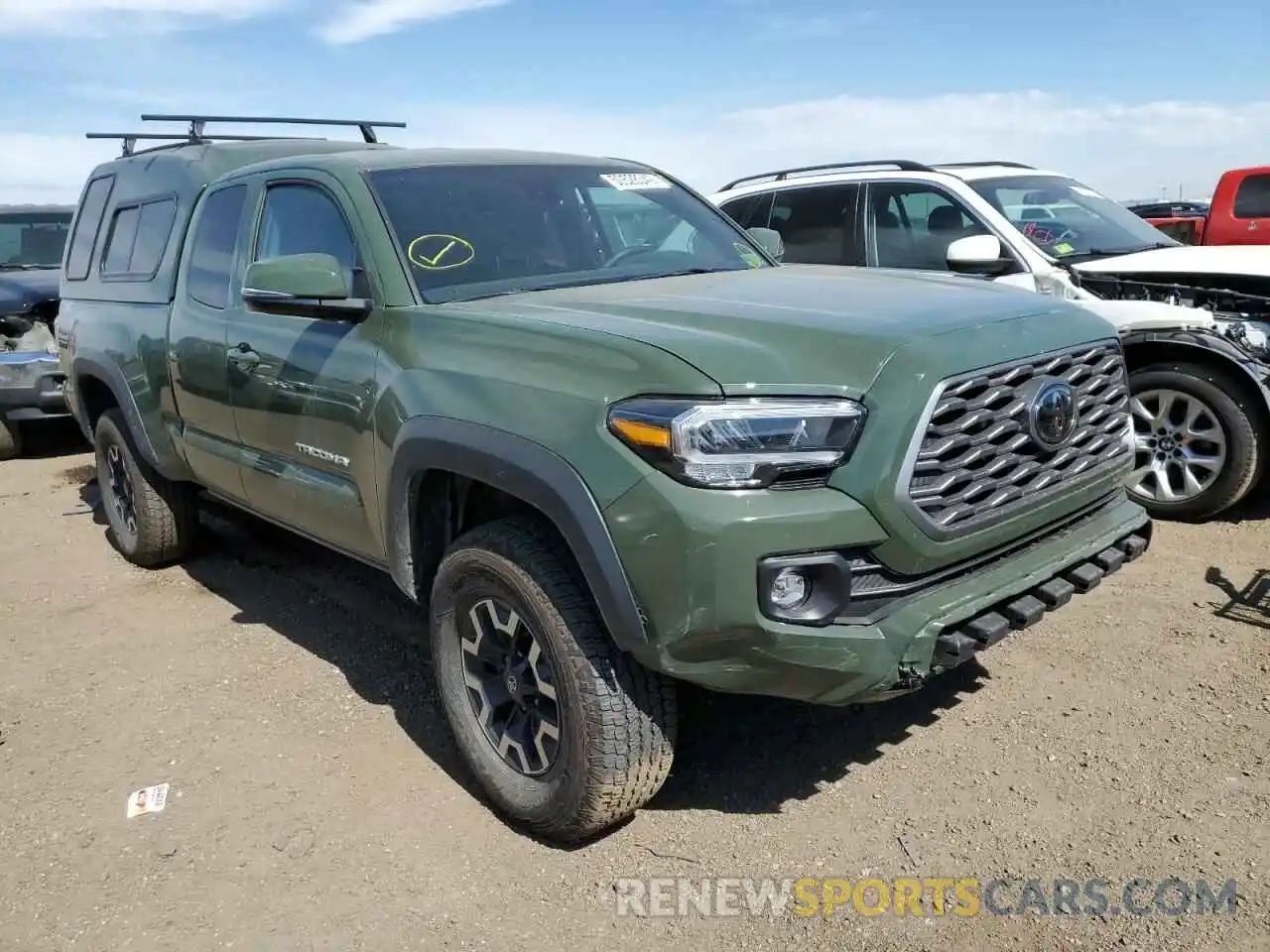 1 Photograph of a damaged car 3TYSZ5AN1MT015488 TOYOTA TACOMA 2021