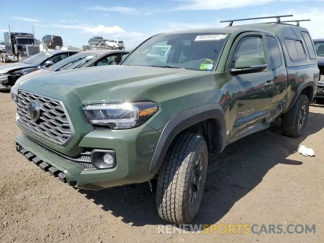 2 Photograph of a damaged car 3TYSZ5AN1MT015488 TOYOTA TACOMA 2021