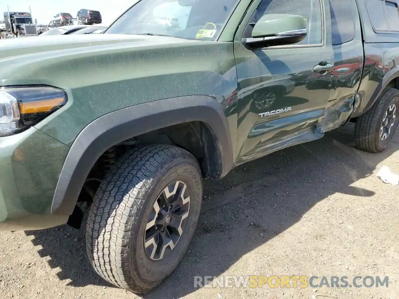 9 Photograph of a damaged car 3TYSZ5AN1MT015488 TOYOTA TACOMA 2021