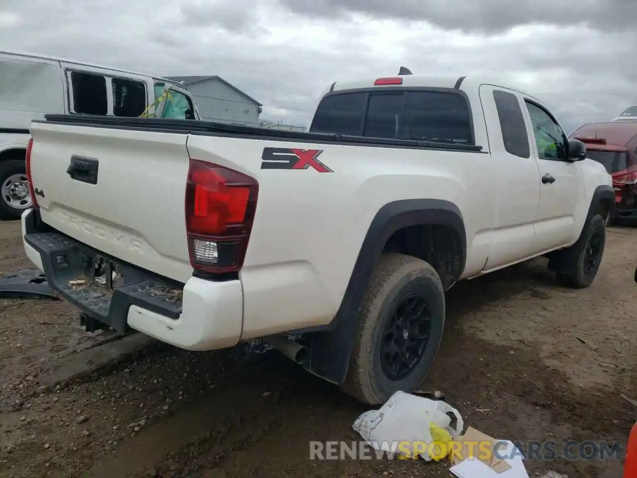 4 Фотография поврежденного автомобиля 3TYSZ5AN1MT019038 TOYOTA TACOMA 2021