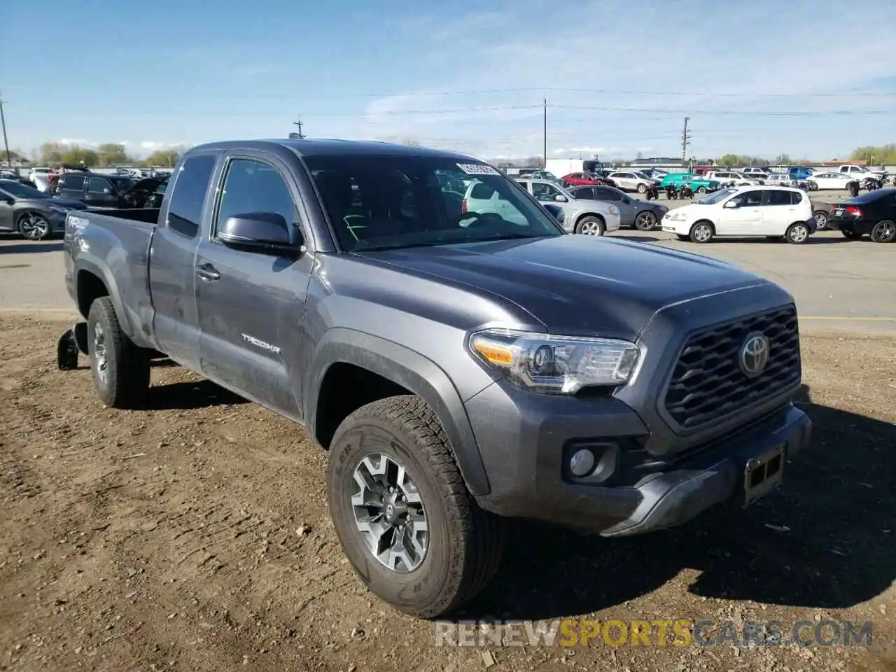 1 Photograph of a damaged car 3TYSZ5AN1MT045073 TOYOTA TACOMA 2021