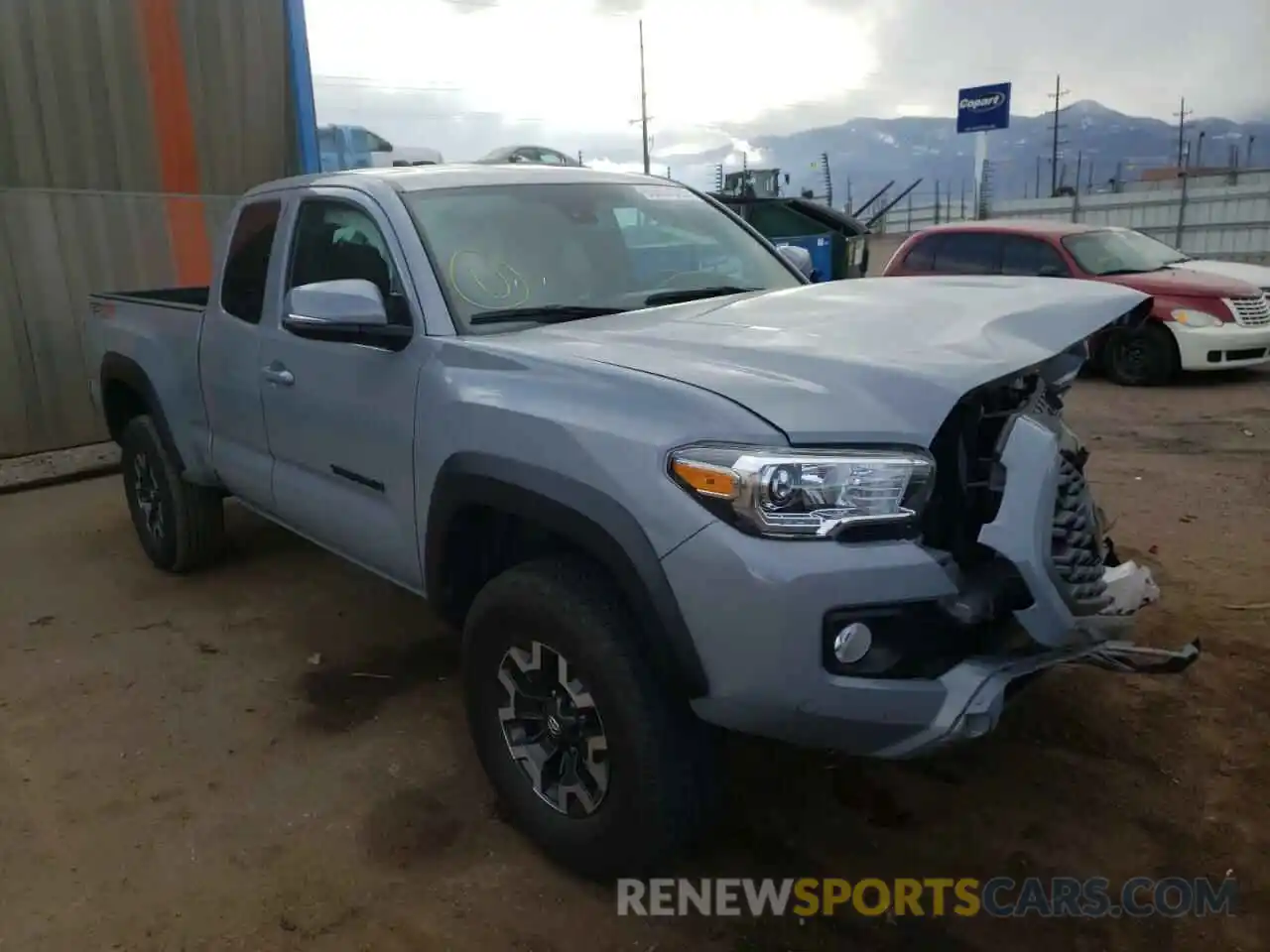 1 Photograph of a damaged car 3TYSZ5AN2MT007576 TOYOTA TACOMA 2021