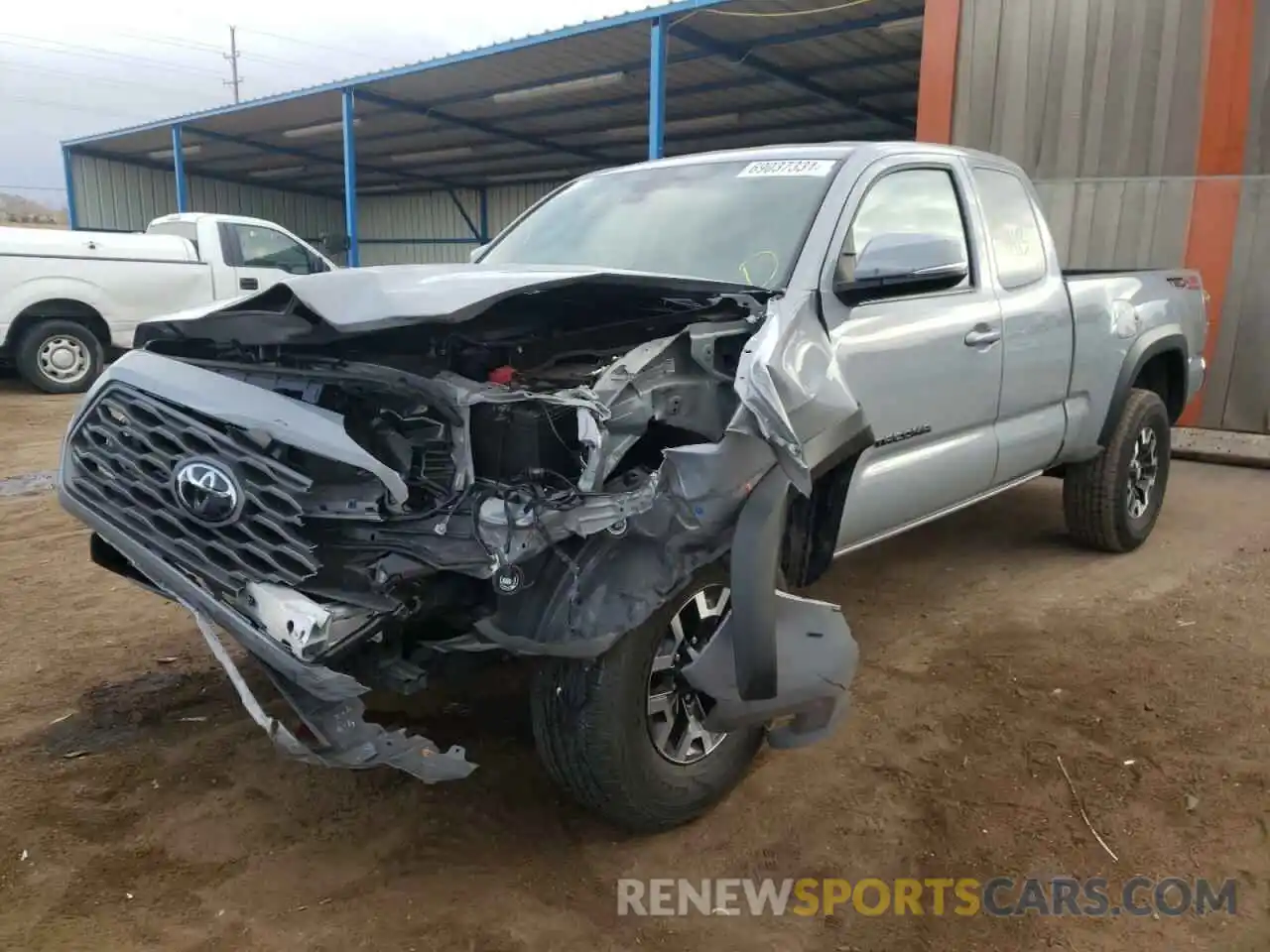 2 Photograph of a damaged car 3TYSZ5AN2MT007576 TOYOTA TACOMA 2021