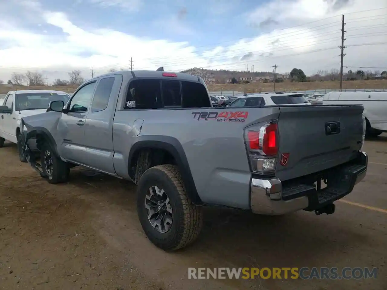 3 Photograph of a damaged car 3TYSZ5AN2MT007576 TOYOTA TACOMA 2021