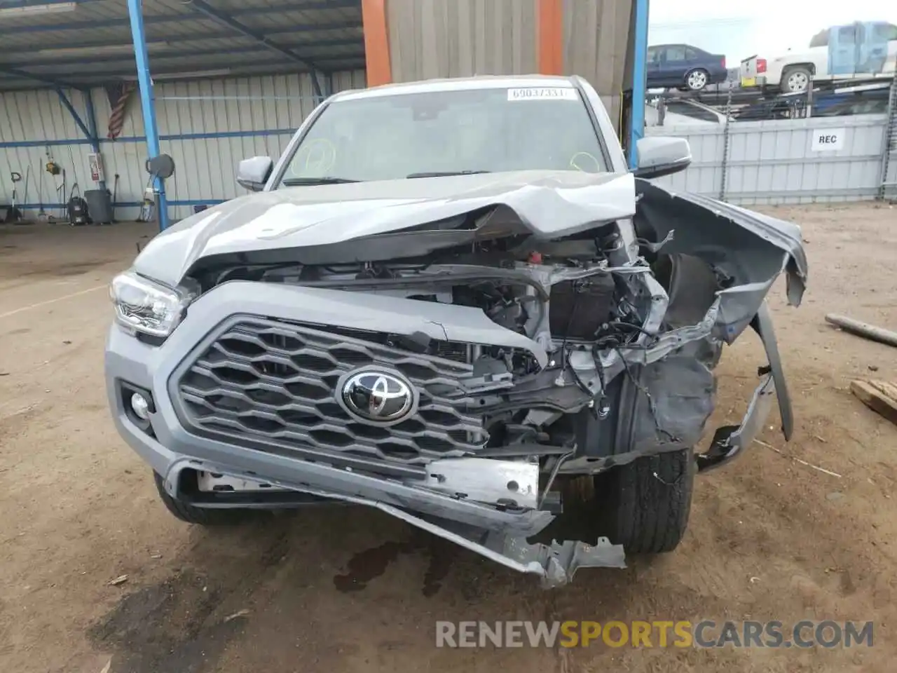 9 Photograph of a damaged car 3TYSZ5AN2MT007576 TOYOTA TACOMA 2021