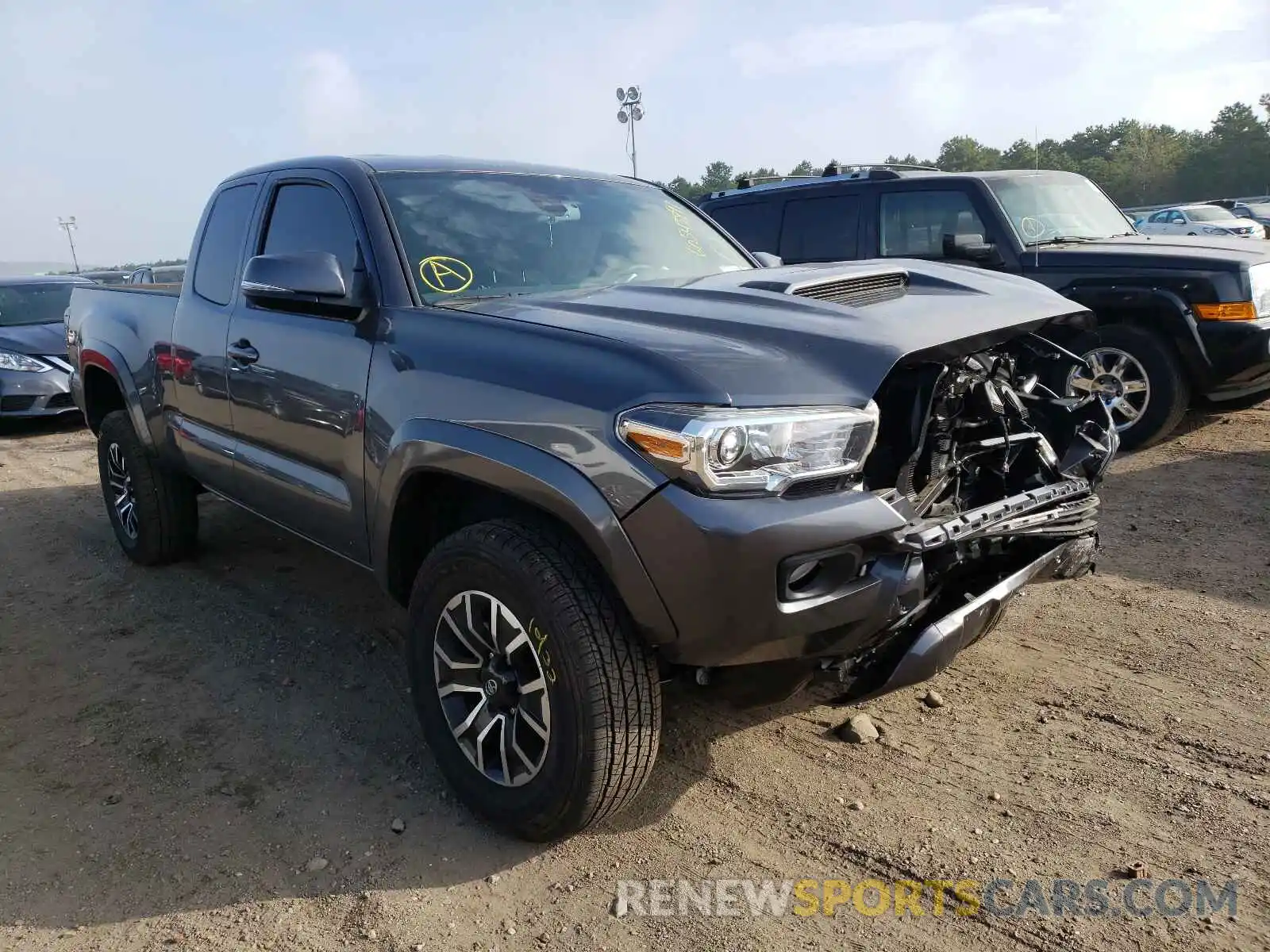 1 Photograph of a damaged car 3TYSZ5AN2MT023888 TOYOTA TACOMA 2021