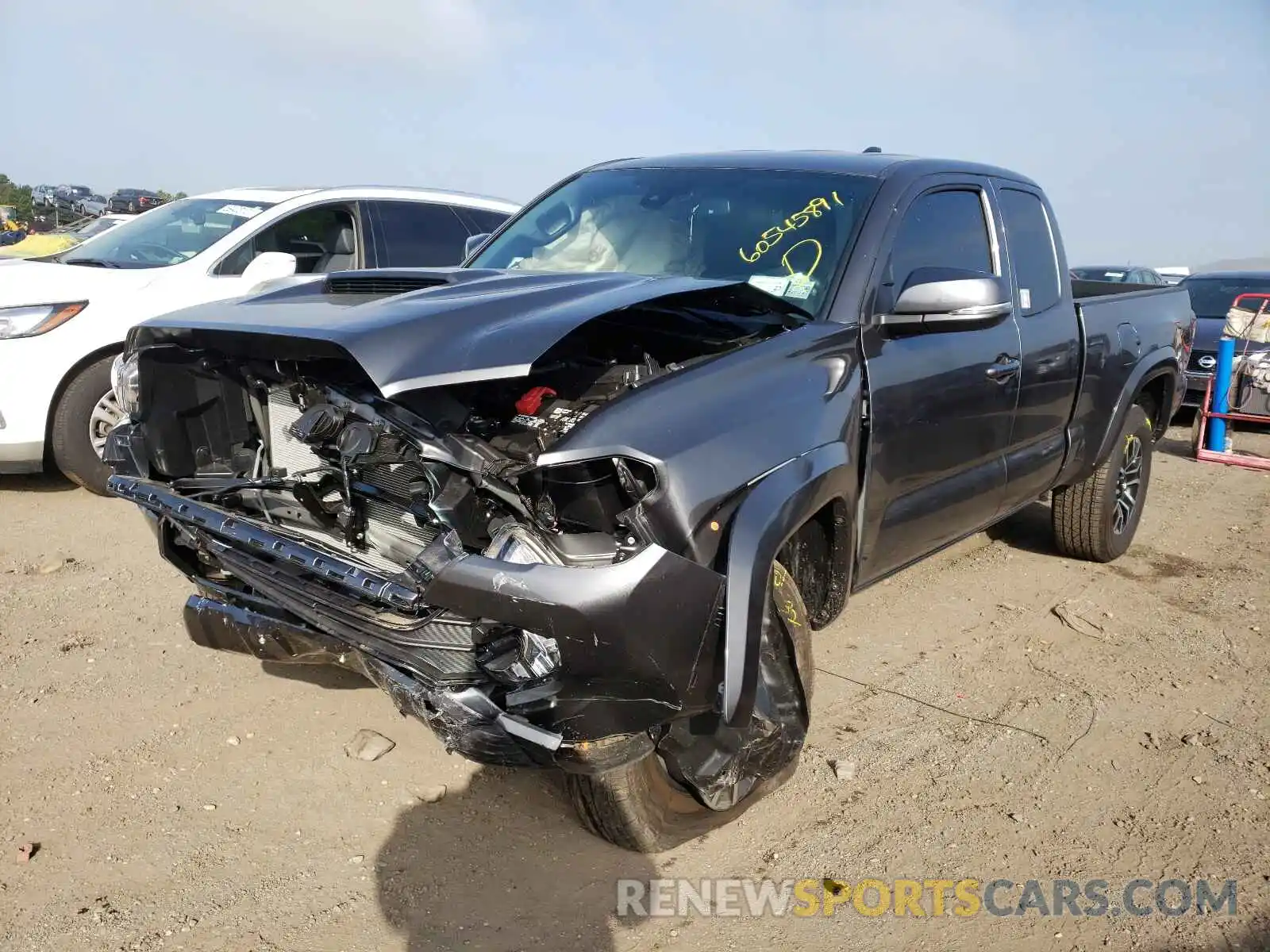 2 Photograph of a damaged car 3TYSZ5AN2MT023888 TOYOTA TACOMA 2021