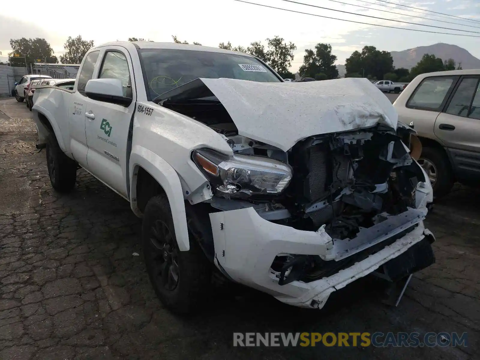 1 Photograph of a damaged car 3TYSZ5AN3MT007666 TOYOTA TACOMA 2021