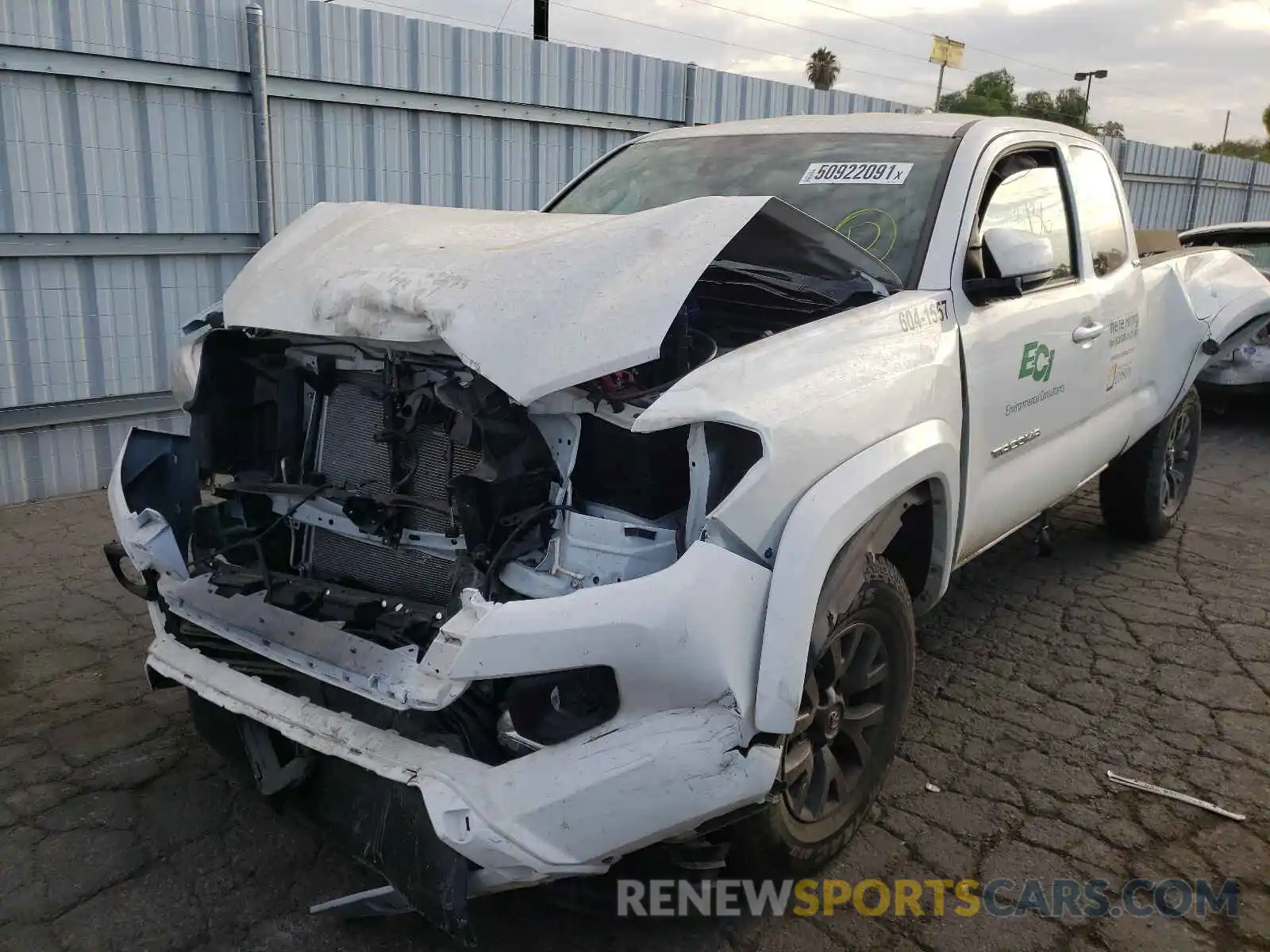 2 Photograph of a damaged car 3TYSZ5AN3MT007666 TOYOTA TACOMA 2021