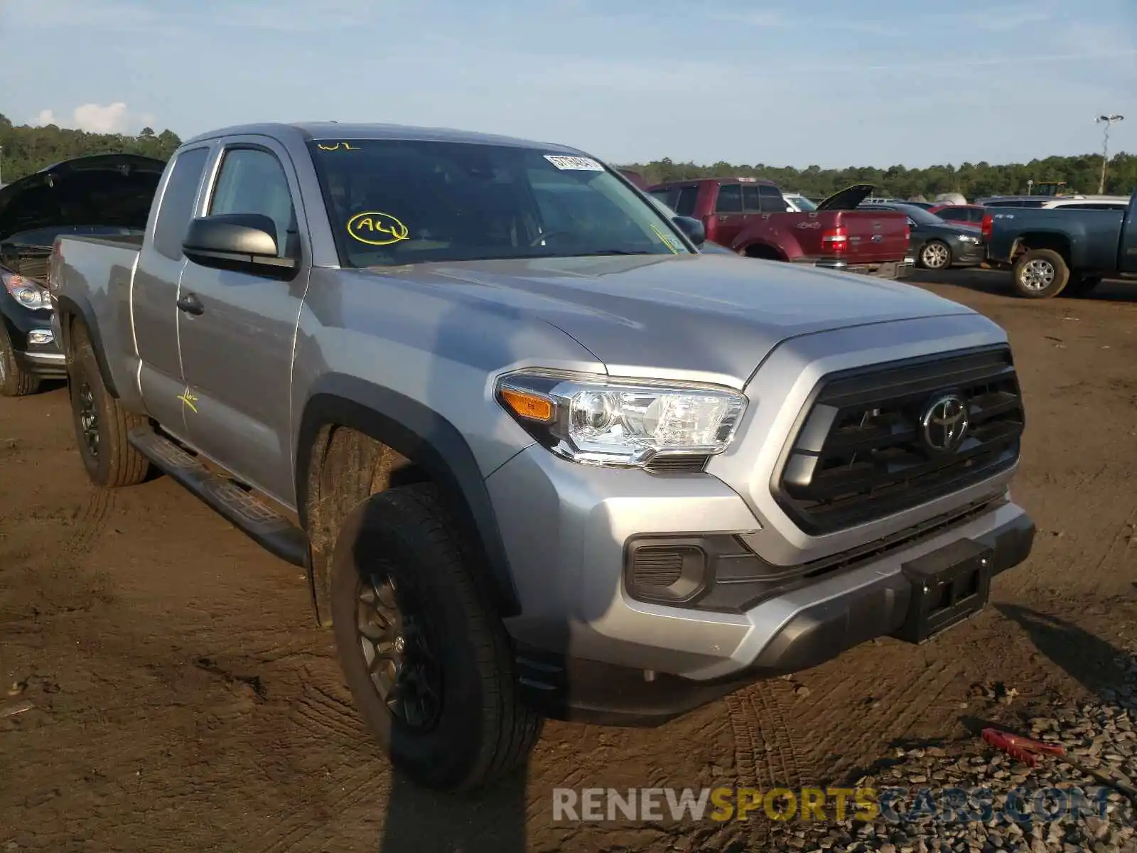 1 Photograph of a damaged car 3TYSZ5AN3MT034642 TOYOTA TACOMA 2021