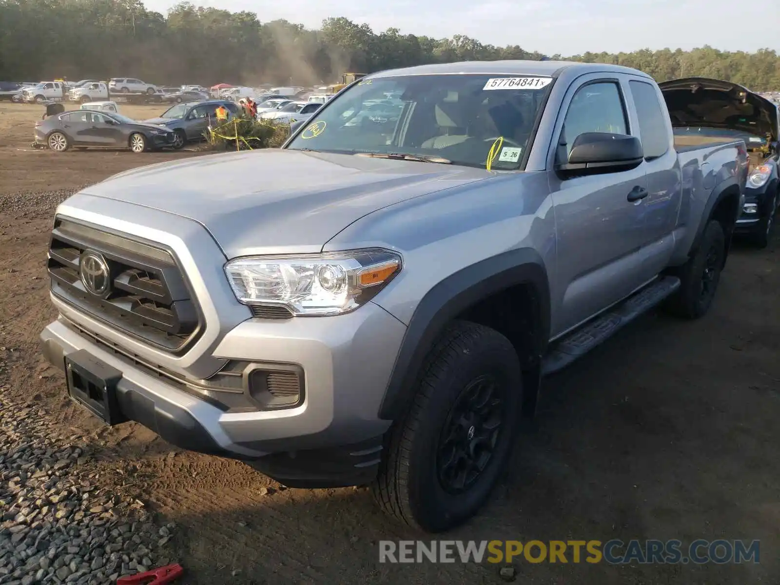 2 Photograph of a damaged car 3TYSZ5AN3MT034642 TOYOTA TACOMA 2021