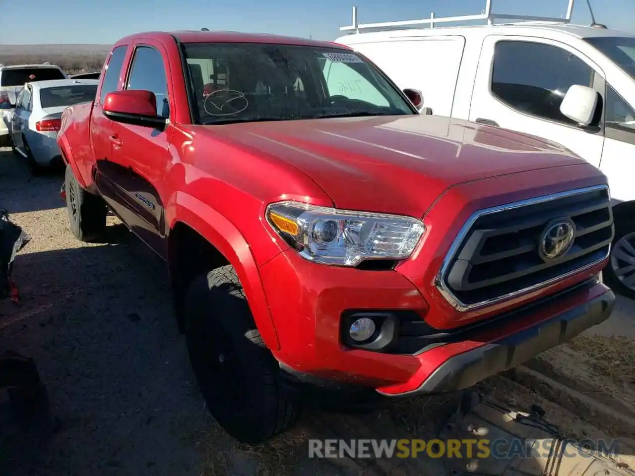 1 Photograph of a damaged car 3TYSZ5AN3MT035922 TOYOTA TACOMA 2021