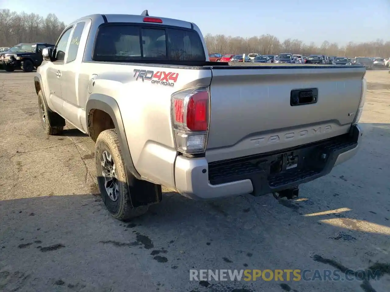 3 Photograph of a damaged car 3TYSZ5AN4MT015422 TOYOTA TACOMA 2021