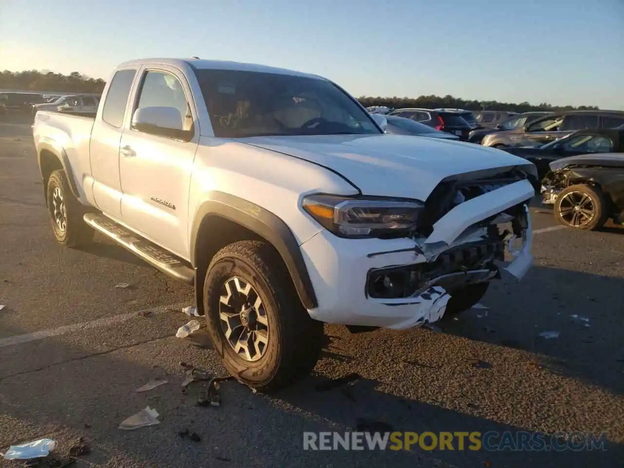 1 Photograph of a damaged car 3TYSZ5AN5MT016174 TOYOTA TACOMA 2021