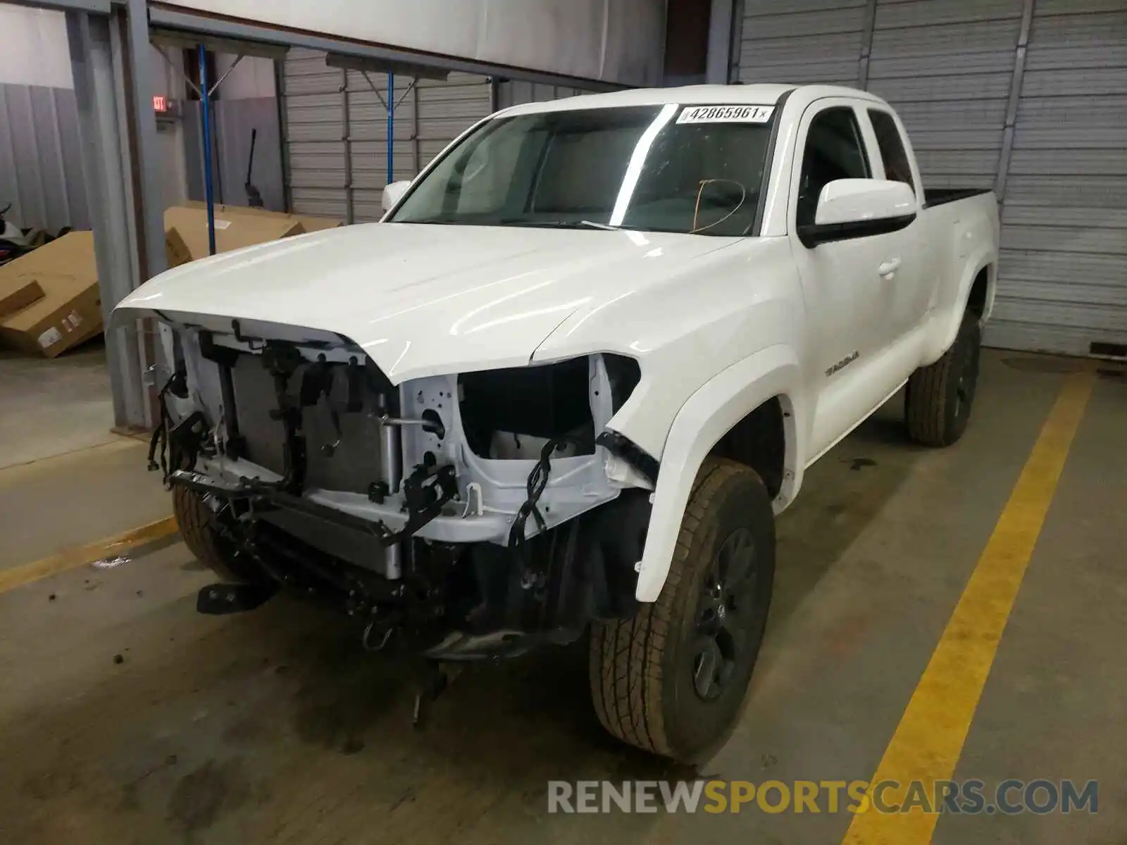 2 Photograph of a damaged car 3TYSZ5AN5MT016515 TOYOTA TACOMA 2021