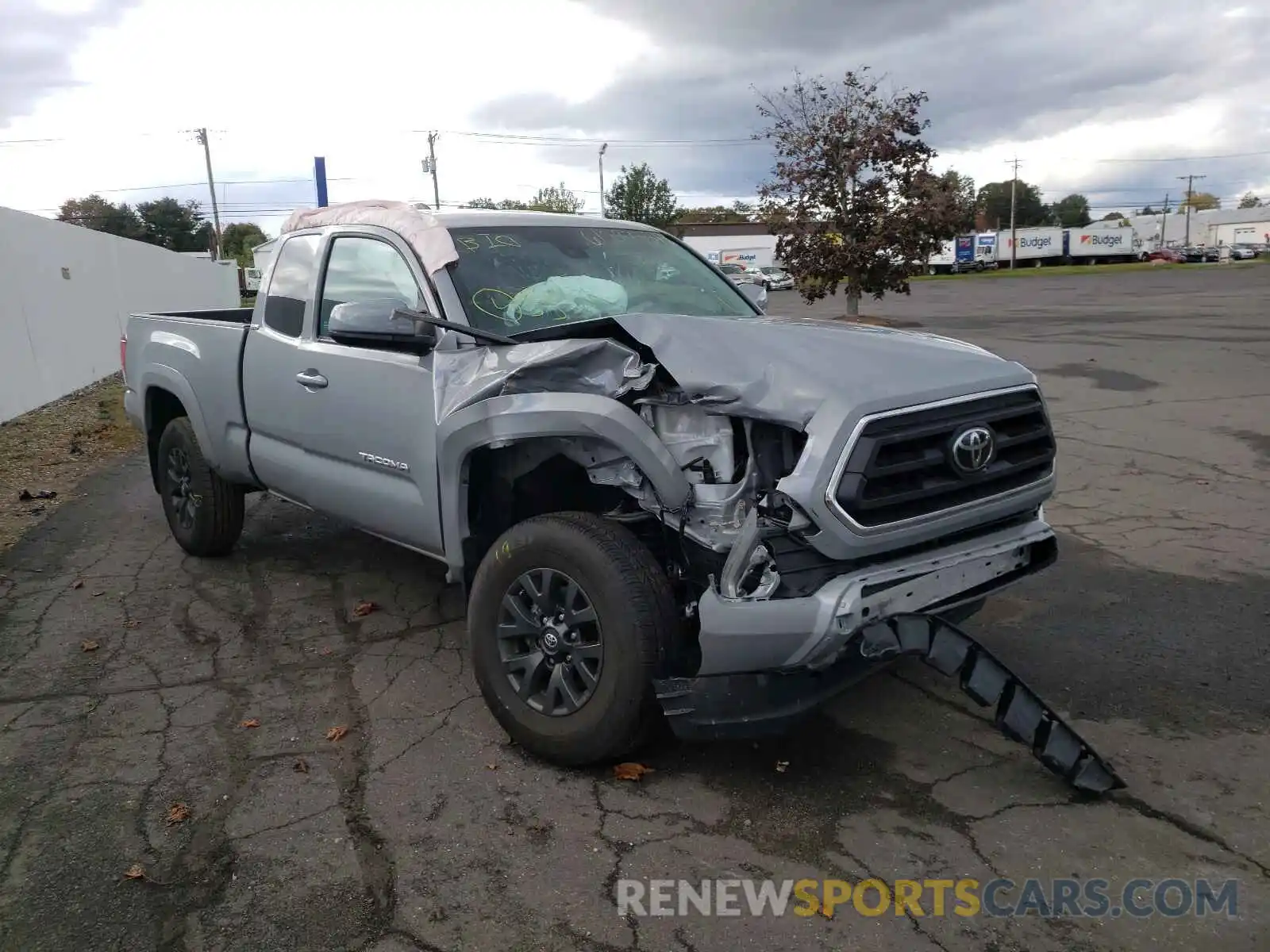 1 Photograph of a damaged car 3TYSZ5AN6MT014384 TOYOTA TACOMA 2021