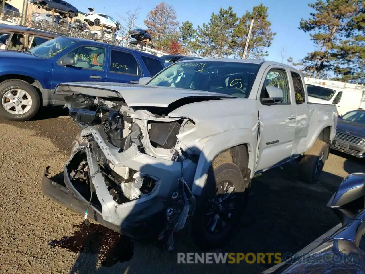 2 Photograph of a damaged car 3TYSZ5AN6MT016801 TOYOTA TACOMA 2021