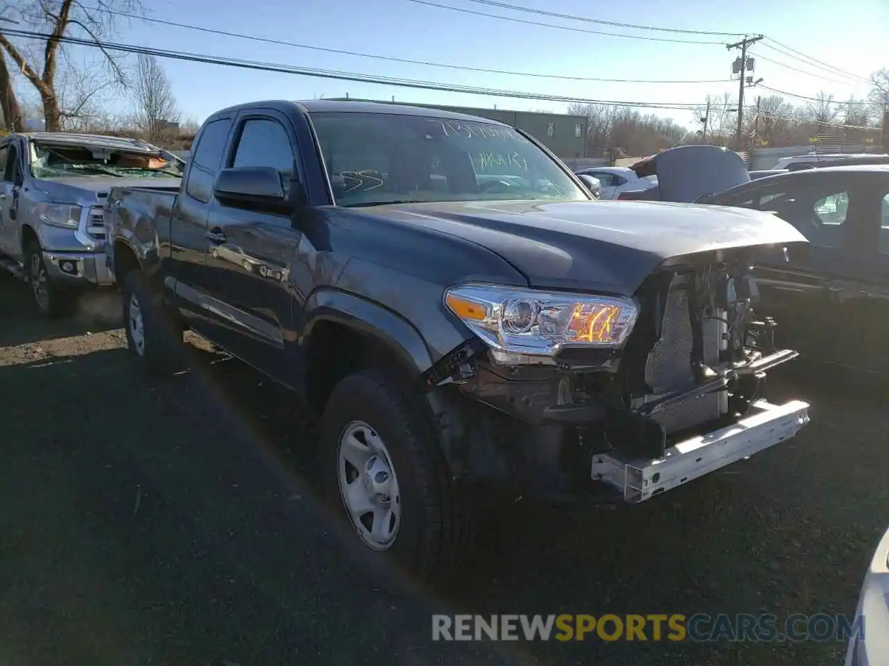 1 Photograph of a damaged car 3TYSZ5AN6MT017317 TOYOTA TACOMA 2021