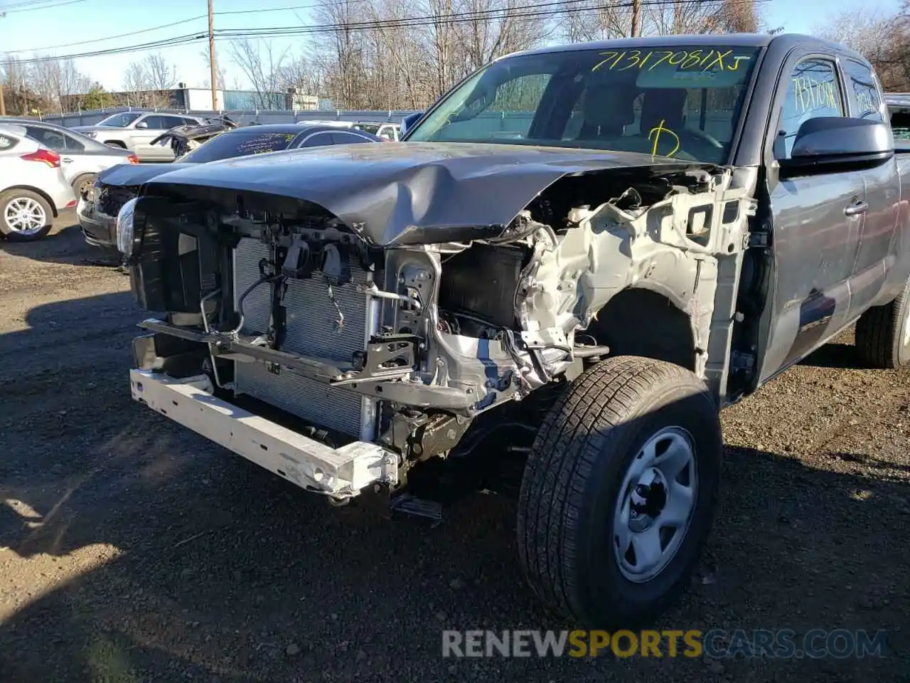 9 Photograph of a damaged car 3TYSZ5AN6MT017317 TOYOTA TACOMA 2021