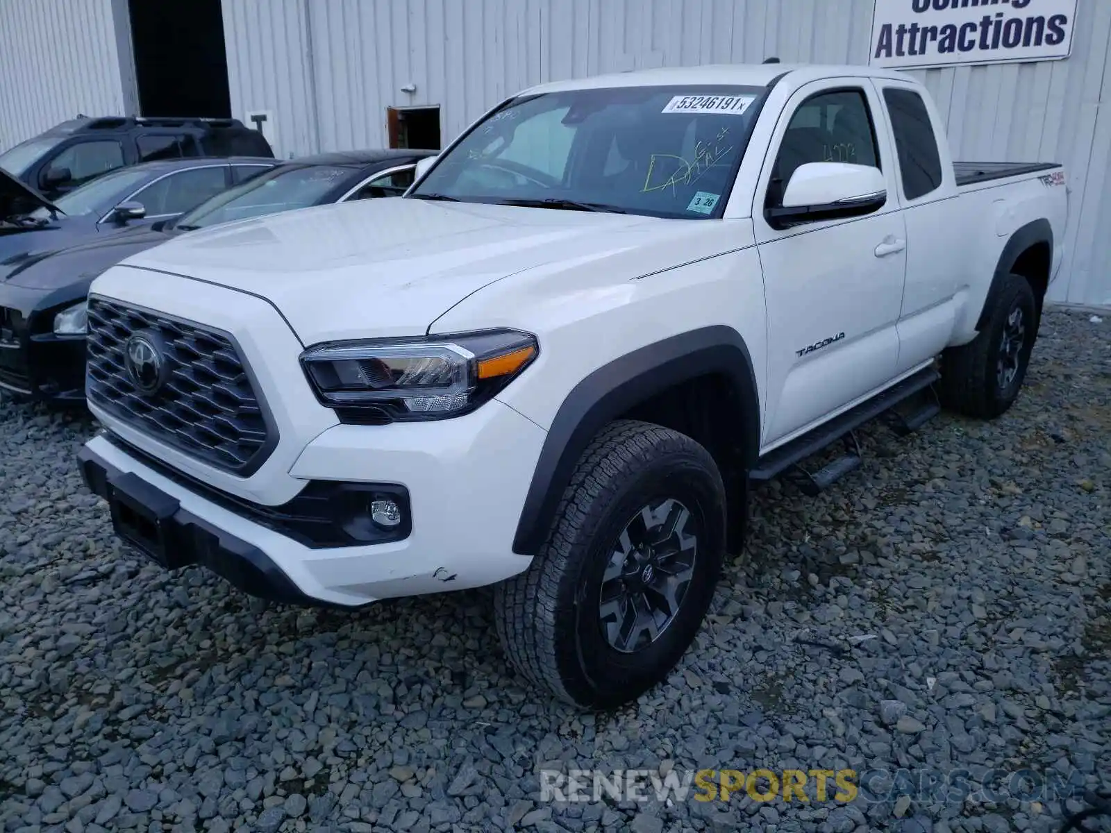 2 Photograph of a damaged car 3TYSZ5AN8MT014905 TOYOTA TACOMA 2021