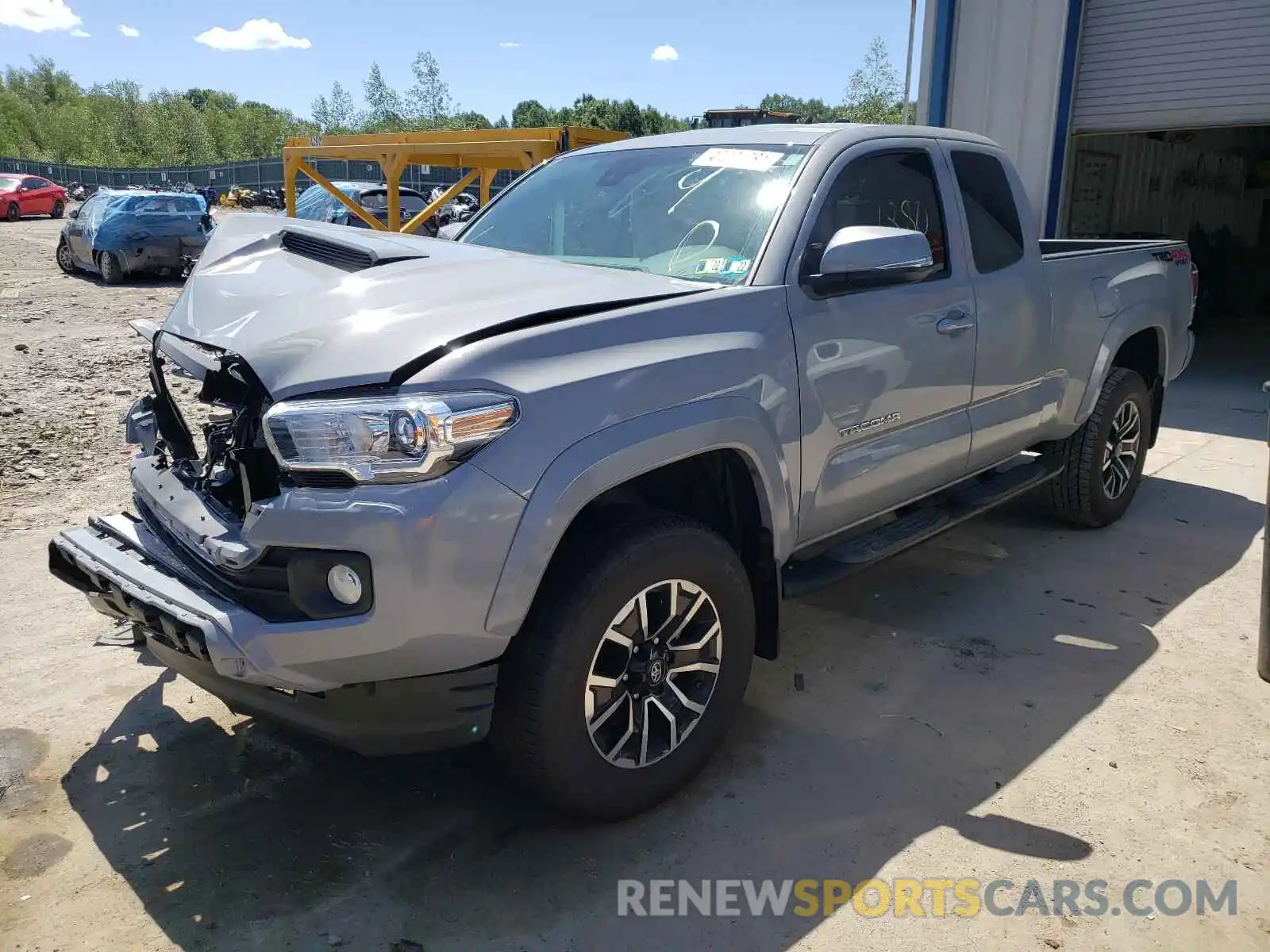 2 Photograph of a damaged car 3TYSZ5AN9MT017120 TOYOTA TACOMA 2021