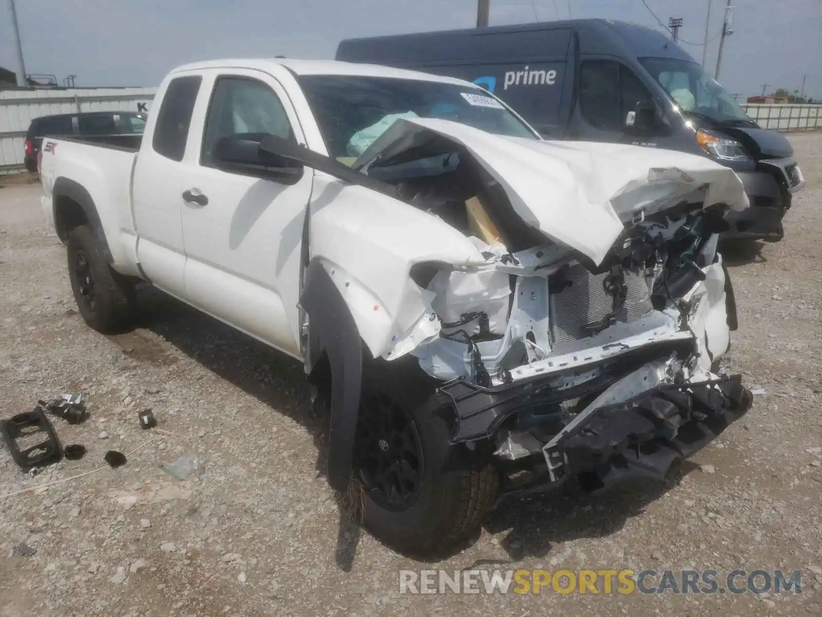 1 Photograph of a damaged car 3TYSZ5AN9MT020227 TOYOTA TACOMA 2021