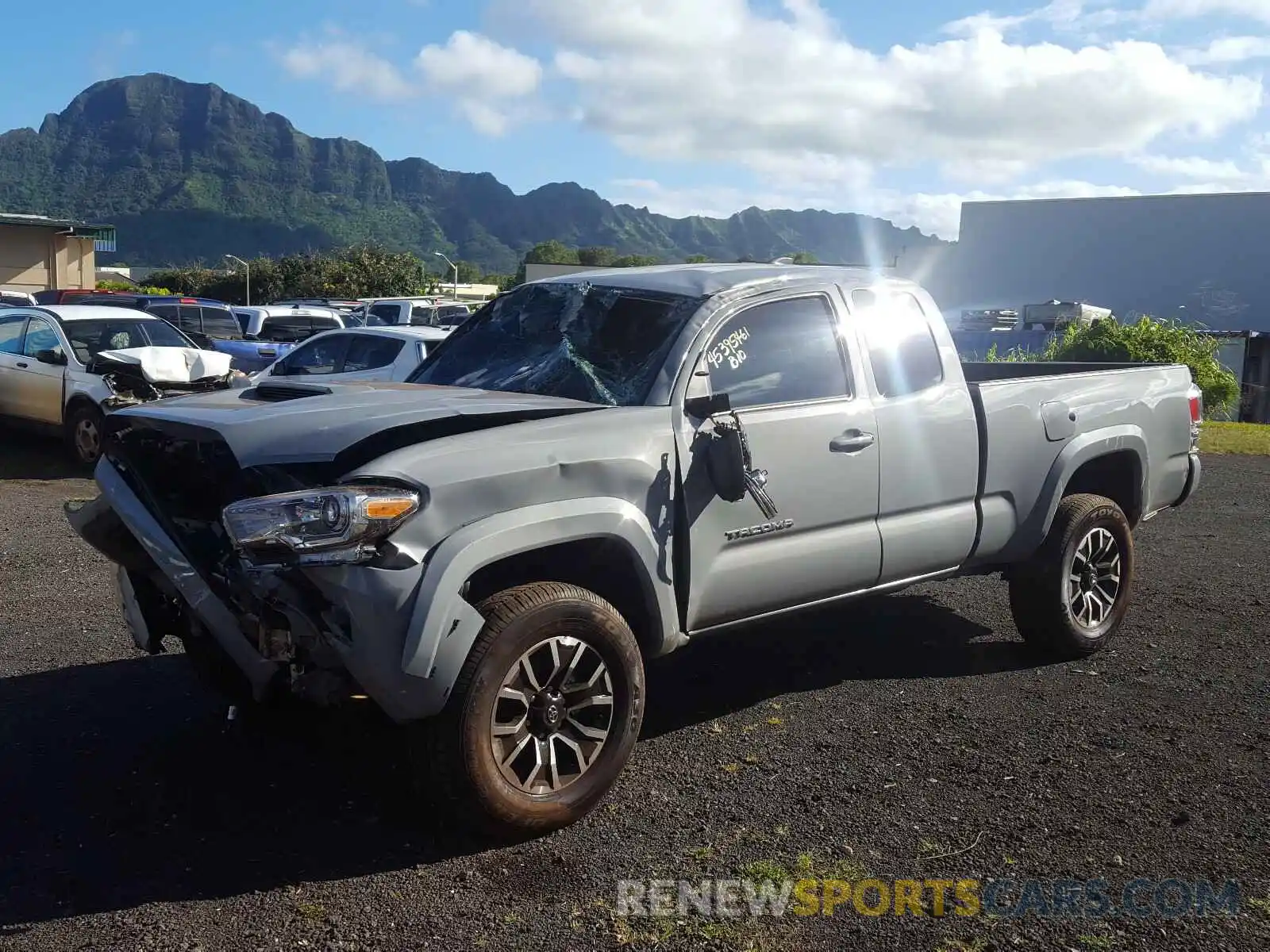 2 Photograph of a damaged car 3TYSZ5AN9MT023032 TOYOTA TACOMA 2021