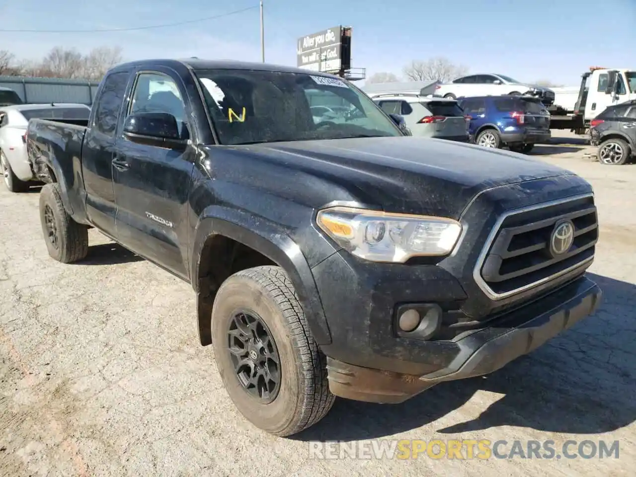 1 Photograph of a damaged car 3TYSZ5AN9MT041398 TOYOTA TACOMA 2021