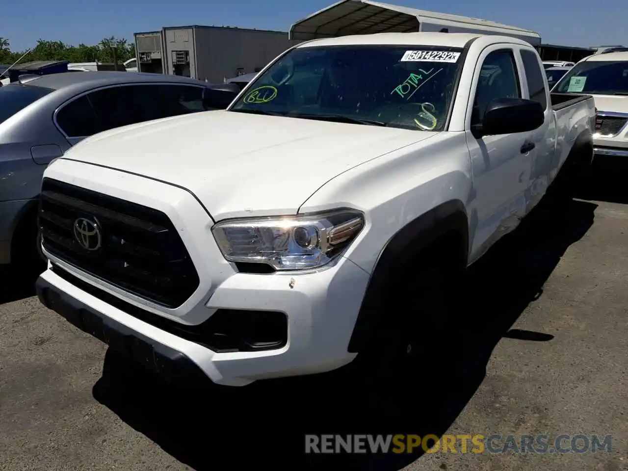 2 Photograph of a damaged car 3TYSZ5ANXMT008393 TOYOTA TACOMA 2021