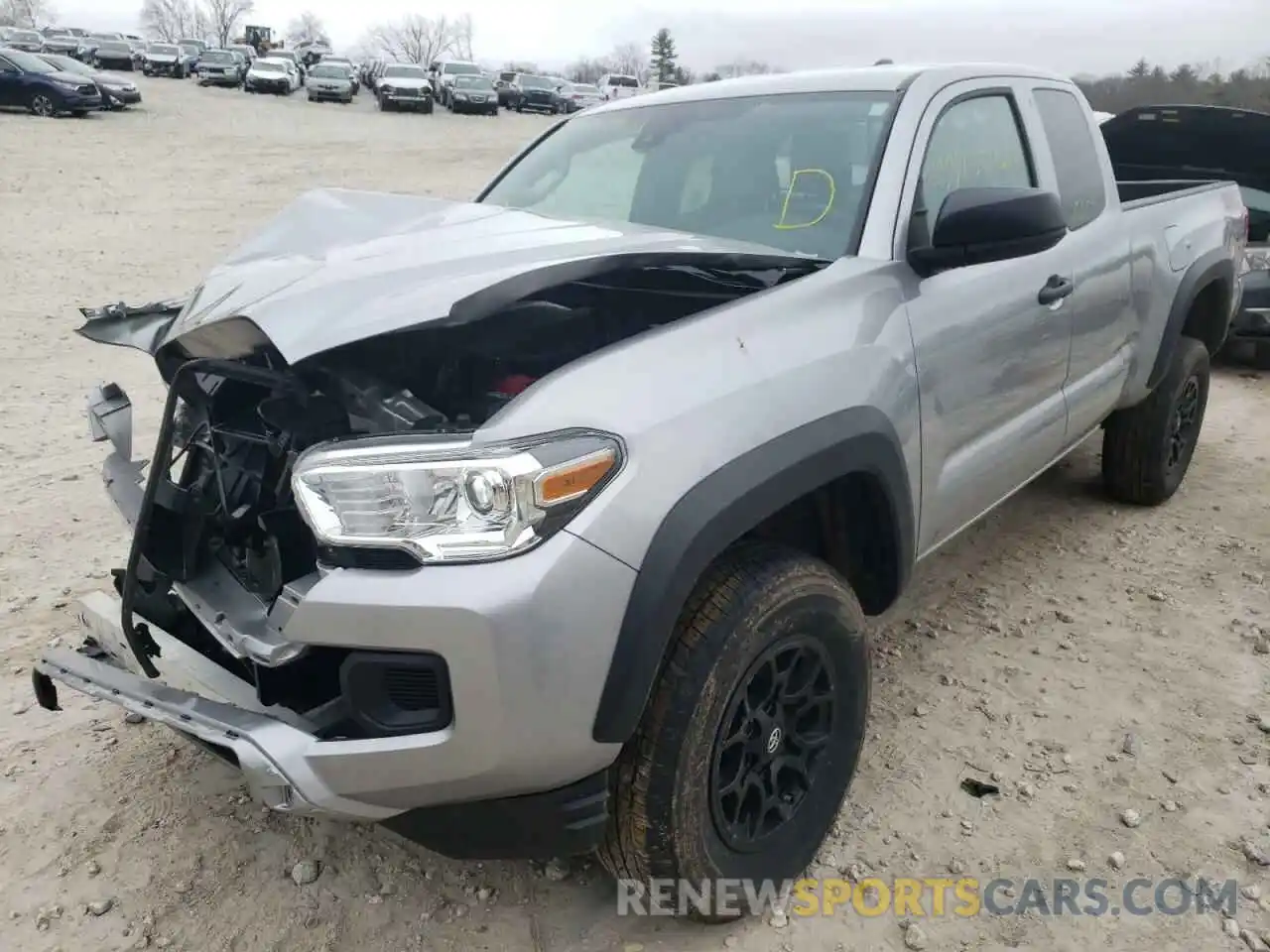 2 Photograph of a damaged car 3TYSZ5ANXMT010435 TOYOTA TACOMA 2021