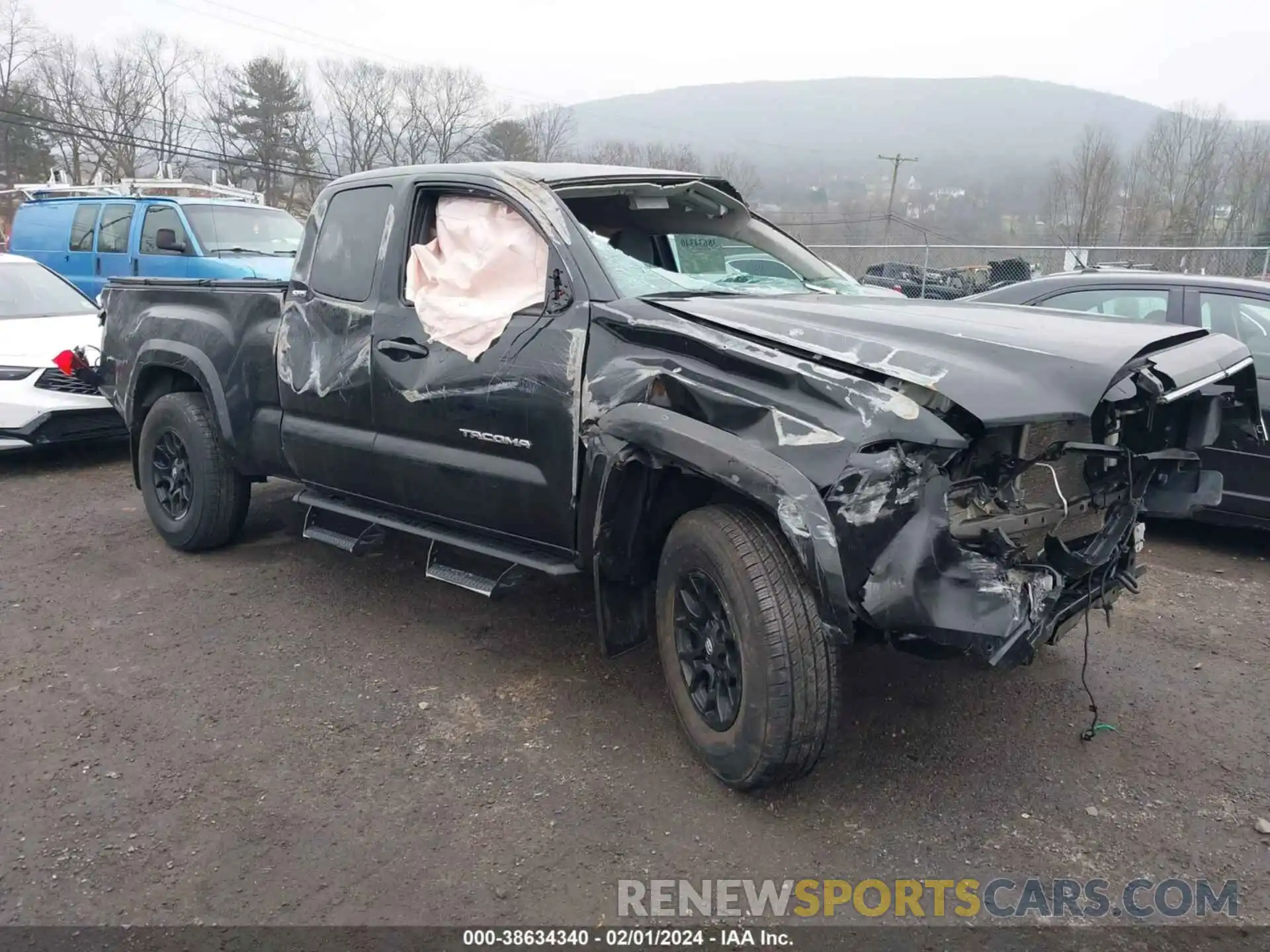 1 Photograph of a damaged car 3TYSZ5ANXMT014940 TOYOTA TACOMA 2021