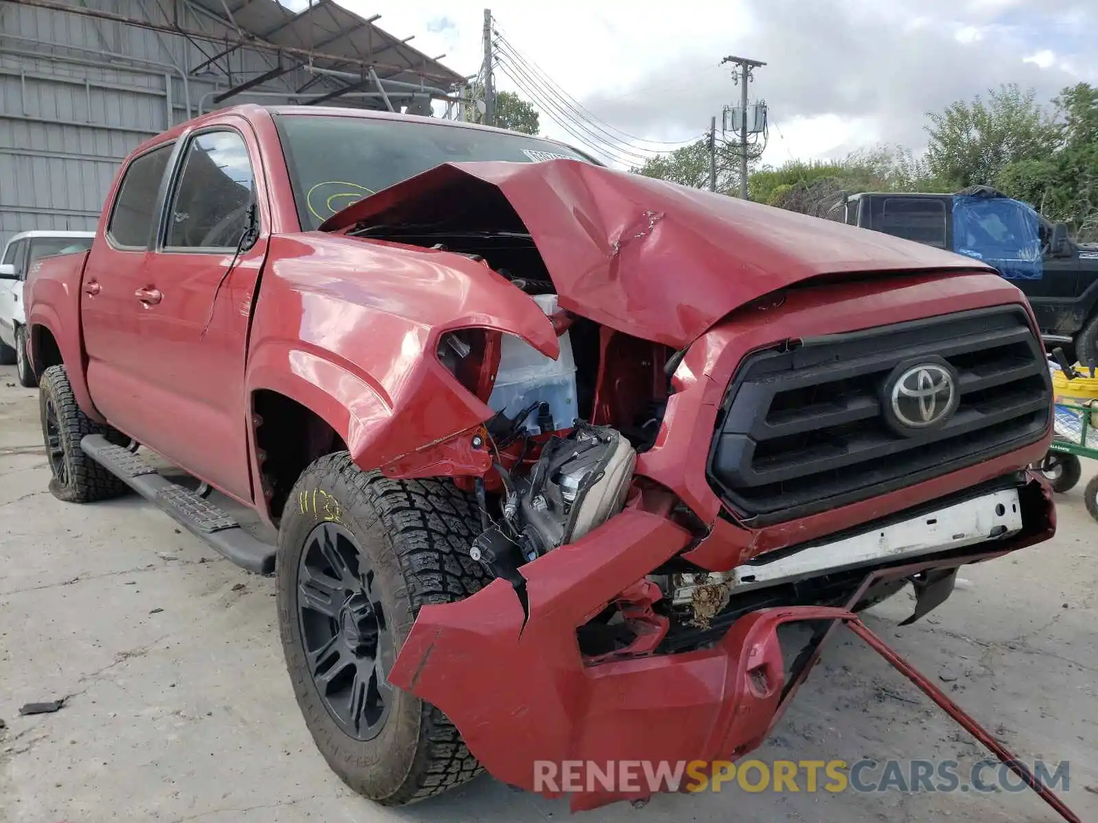 1 Photograph of a damaged car 5TFAX5GN0MX190555 TOYOTA TACOMA 2021