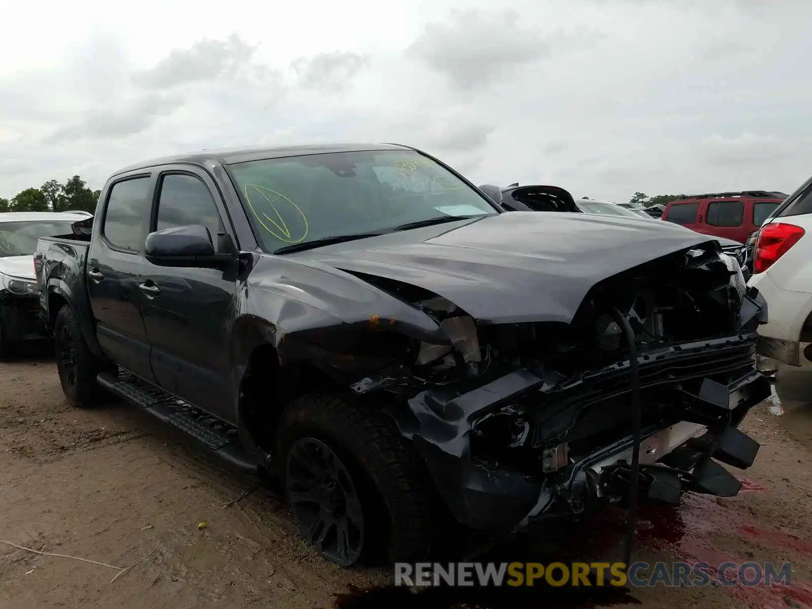 1 Photograph of a damaged car 5TFAX5GN1MX192511 TOYOTA TACOMA 2021