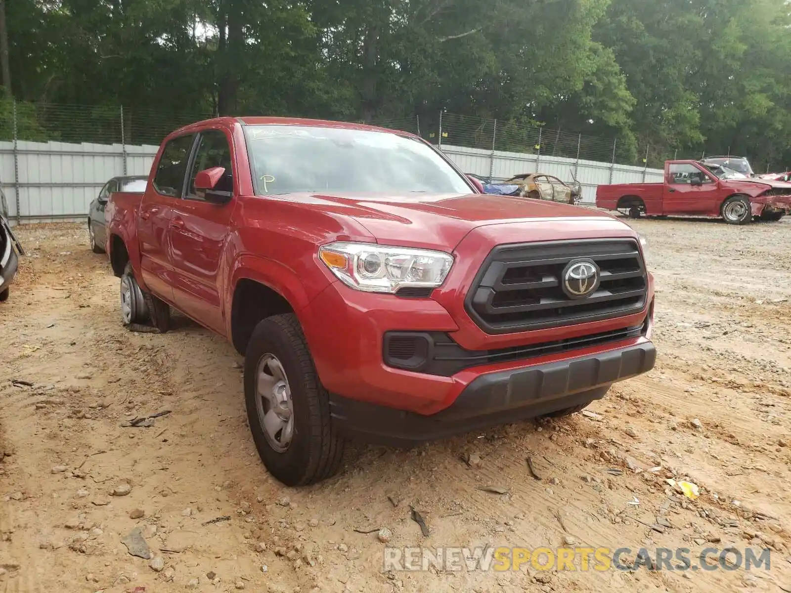 1 Photograph of a damaged car 5TFAX5GN1MX192671 TOYOTA TACOMA 2021