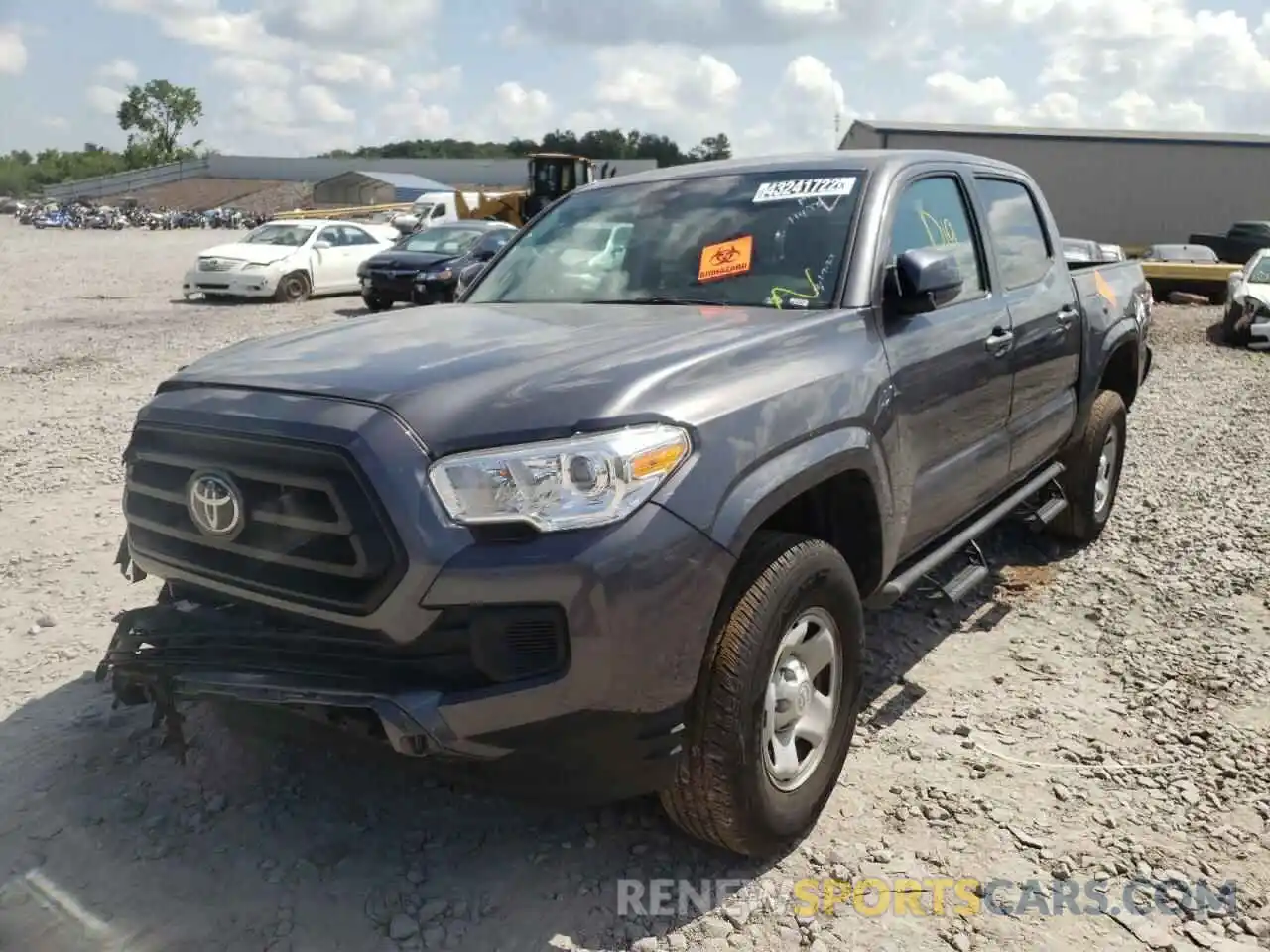 2 Photograph of a damaged car 5TFAX5GN2MX191142 TOYOTA TACOMA 2021