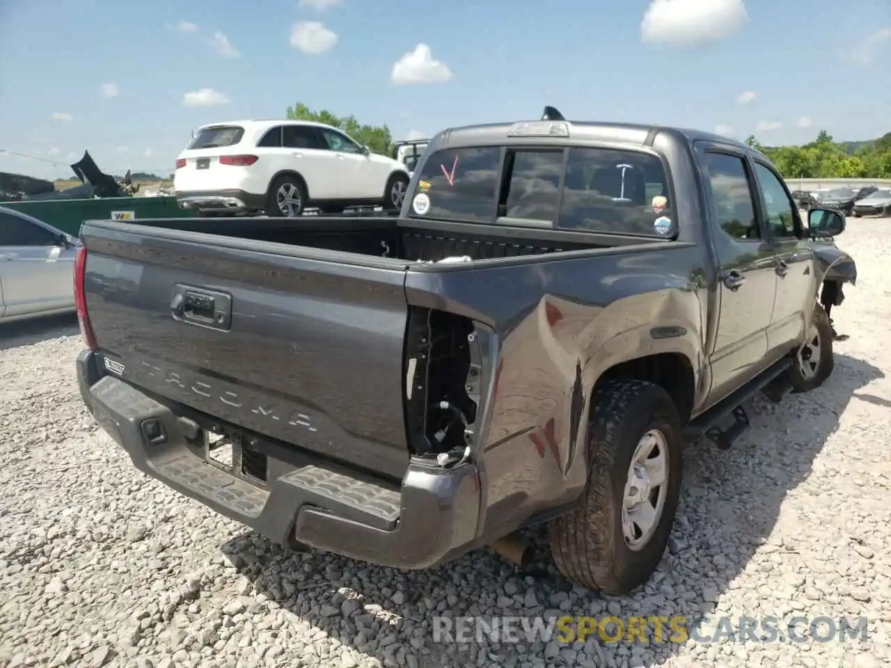 4 Фотография поврежденного автомобиля 5TFAX5GN2MX191142 TOYOTA TACOMA 2021