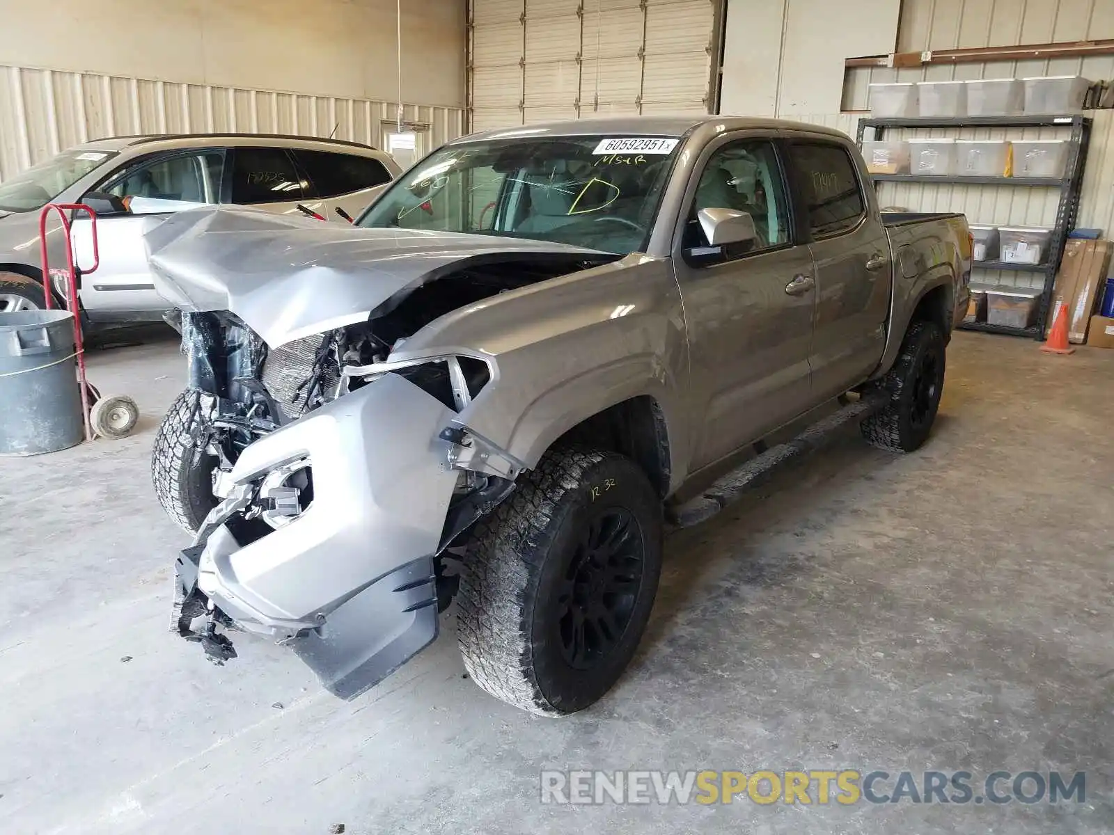 2 Photograph of a damaged car 5TFAX5GN2MX191416 TOYOTA TACOMA 2021