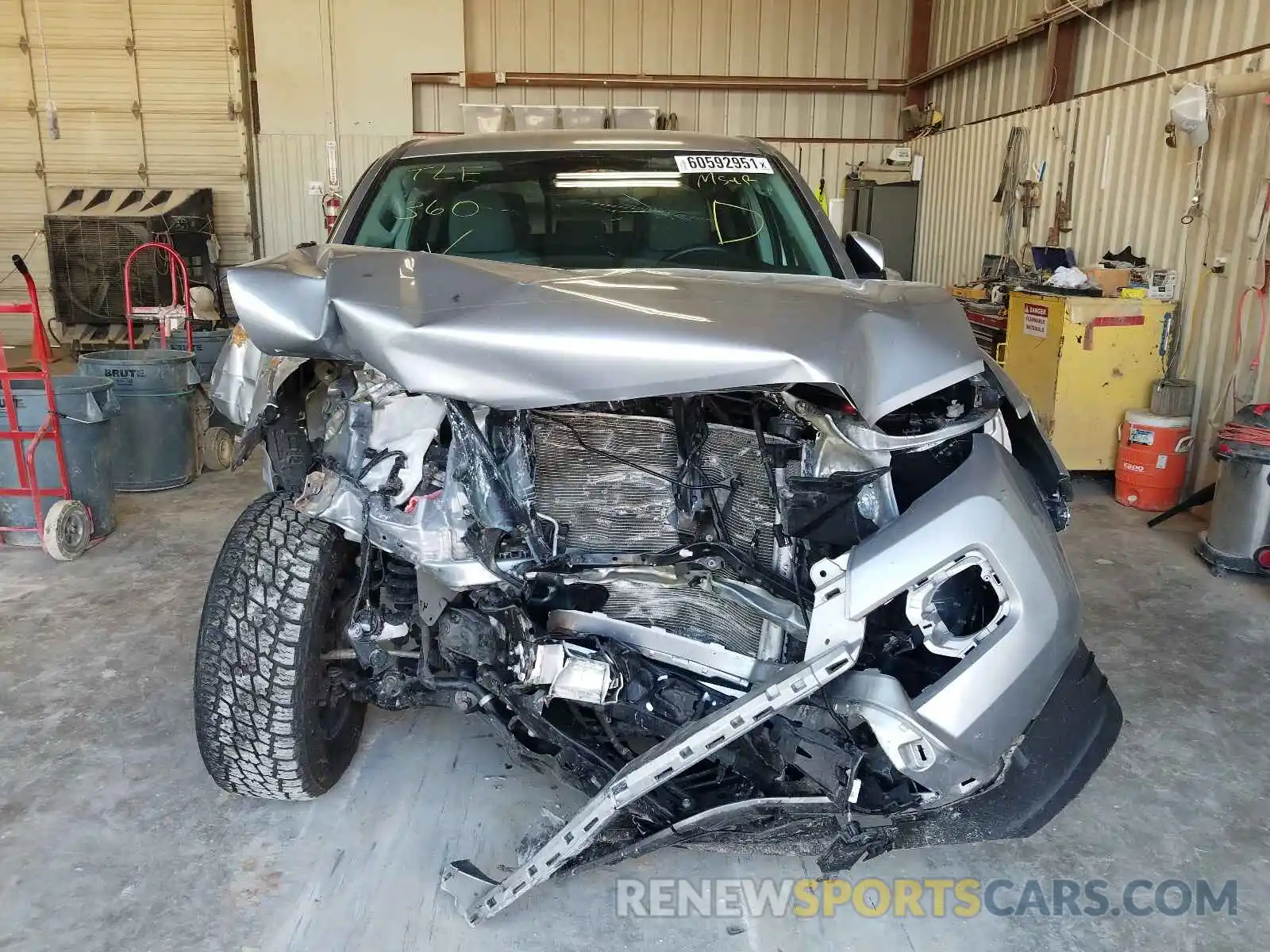 9 Photograph of a damaged car 5TFAX5GN2MX191416 TOYOTA TACOMA 2021