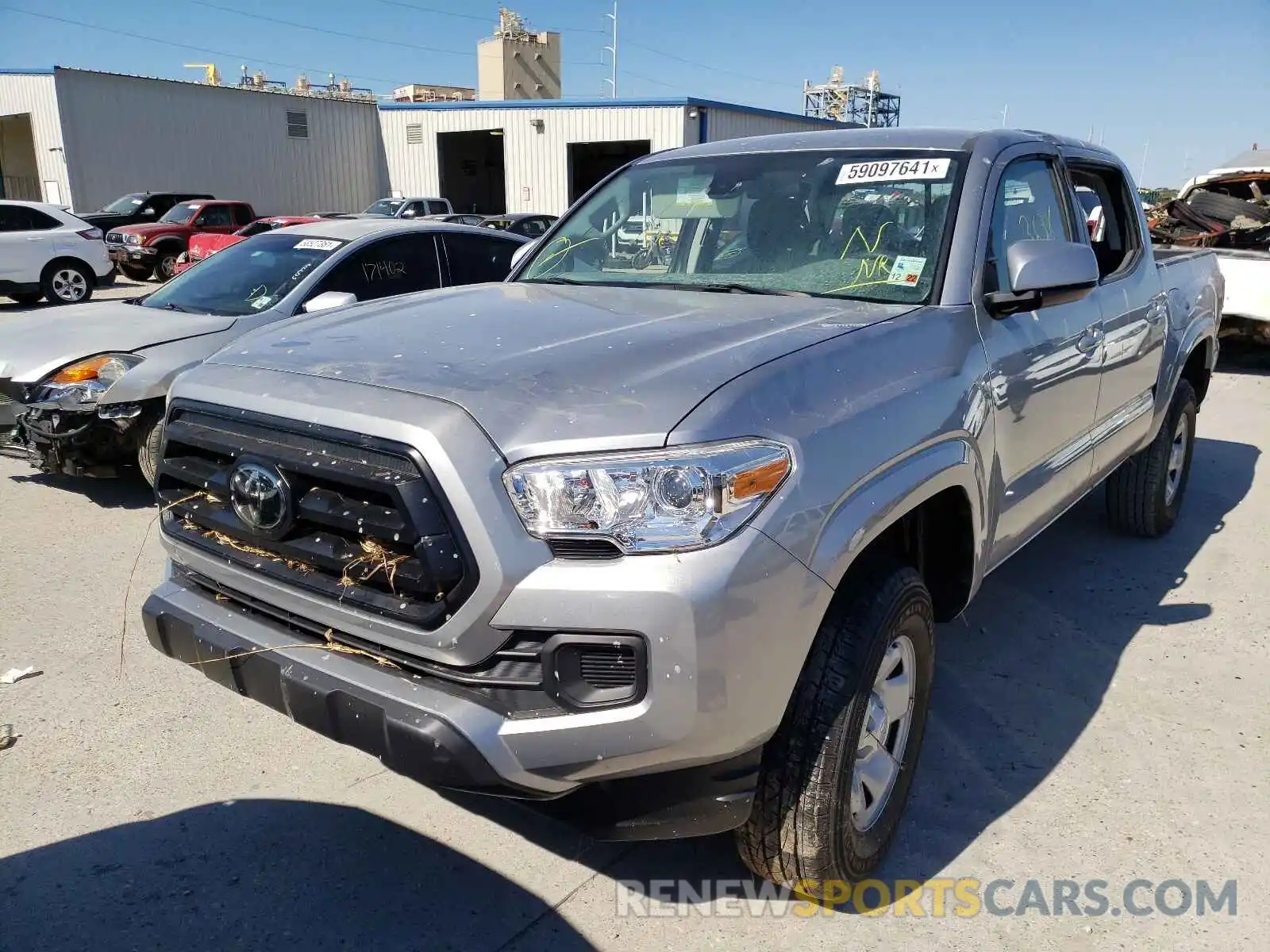 2 Photograph of a damaged car 5TFAX5GN2MX191805 TOYOTA TACOMA 2021