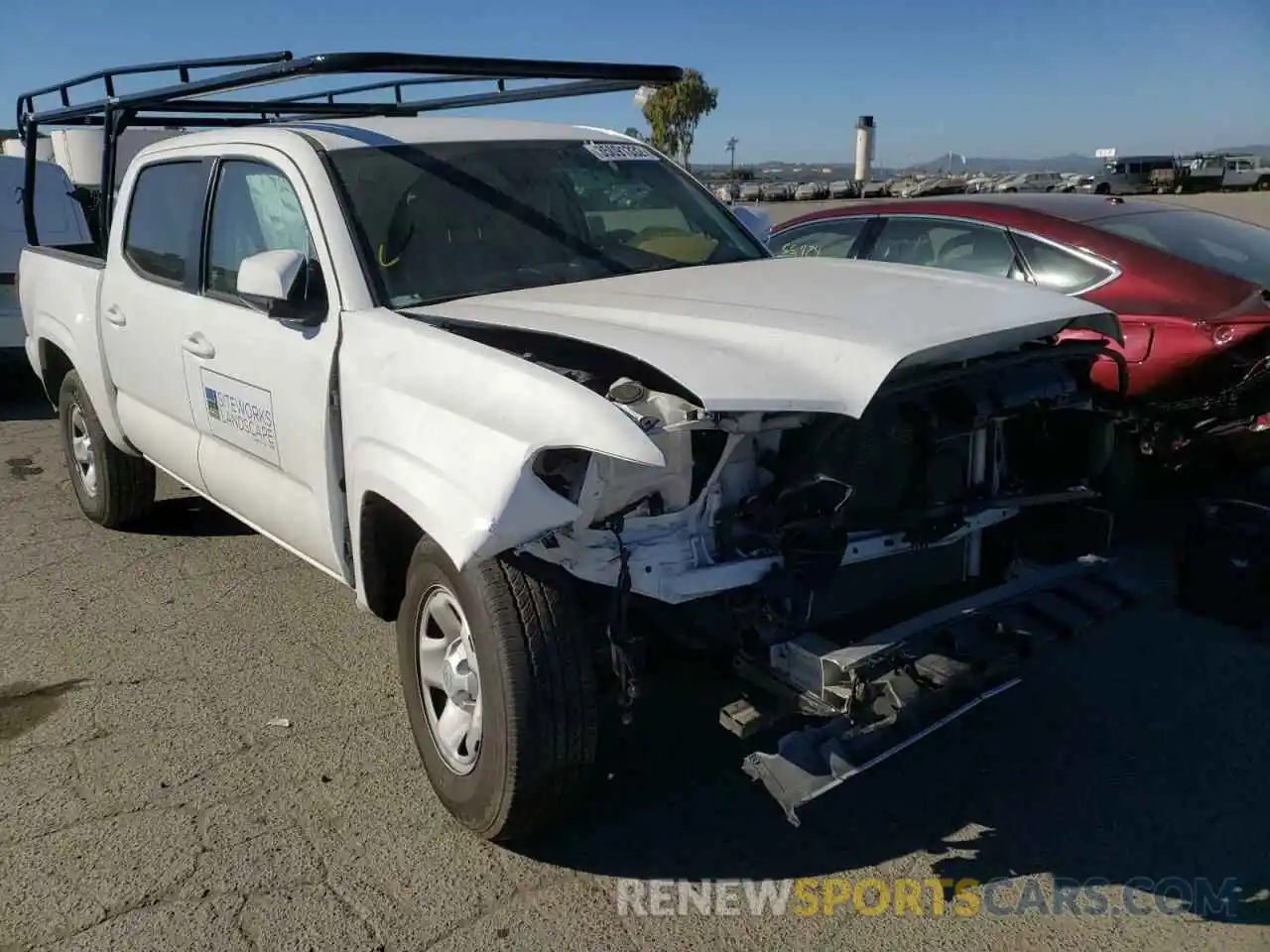 1 Photograph of a damaged car 5TFAX5GN2MX192940 TOYOTA TACOMA 2021