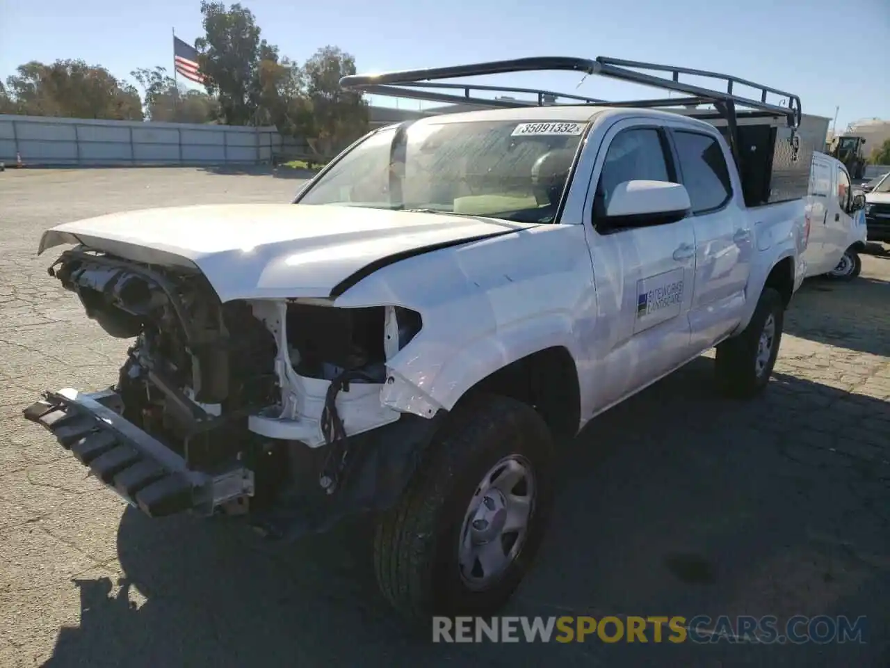 2 Photograph of a damaged car 5TFAX5GN2MX192940 TOYOTA TACOMA 2021