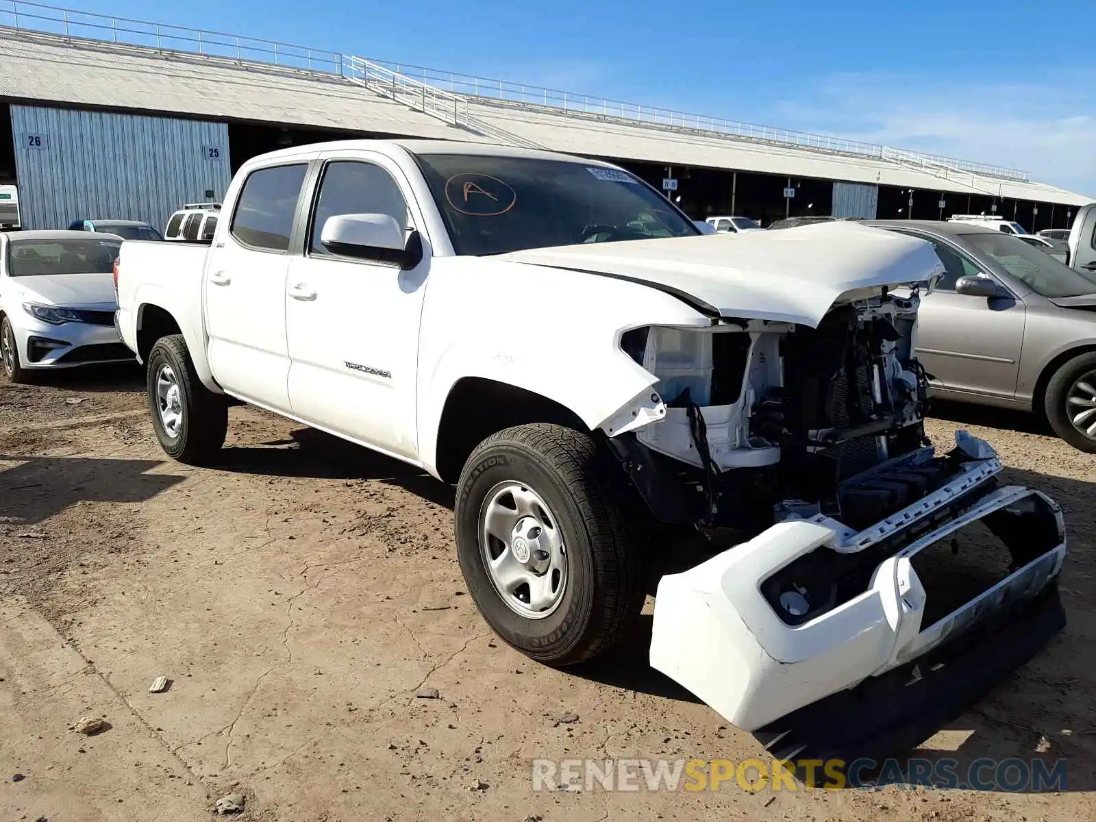 1 Photograph of a damaged car 5TFAX5GN2MX194669 TOYOTA TACOMA 2021