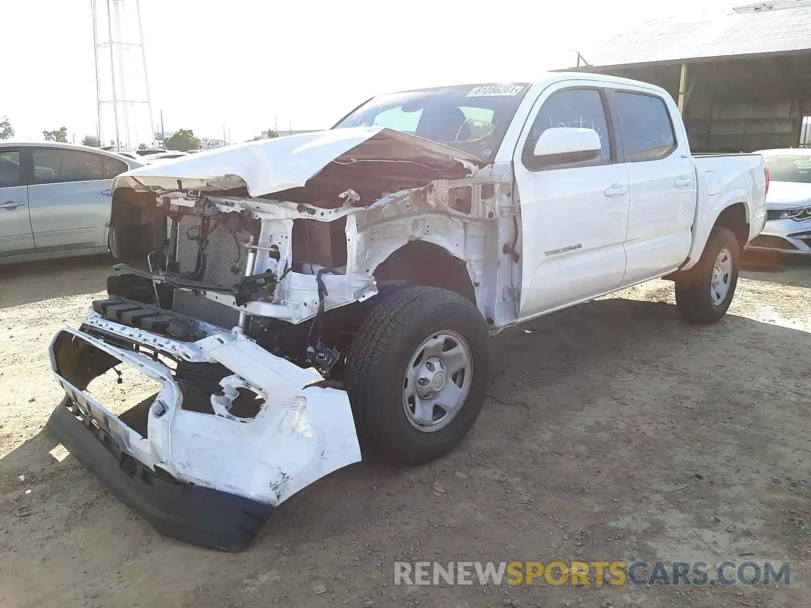 2 Photograph of a damaged car 5TFAX5GN2MX194669 TOYOTA TACOMA 2021