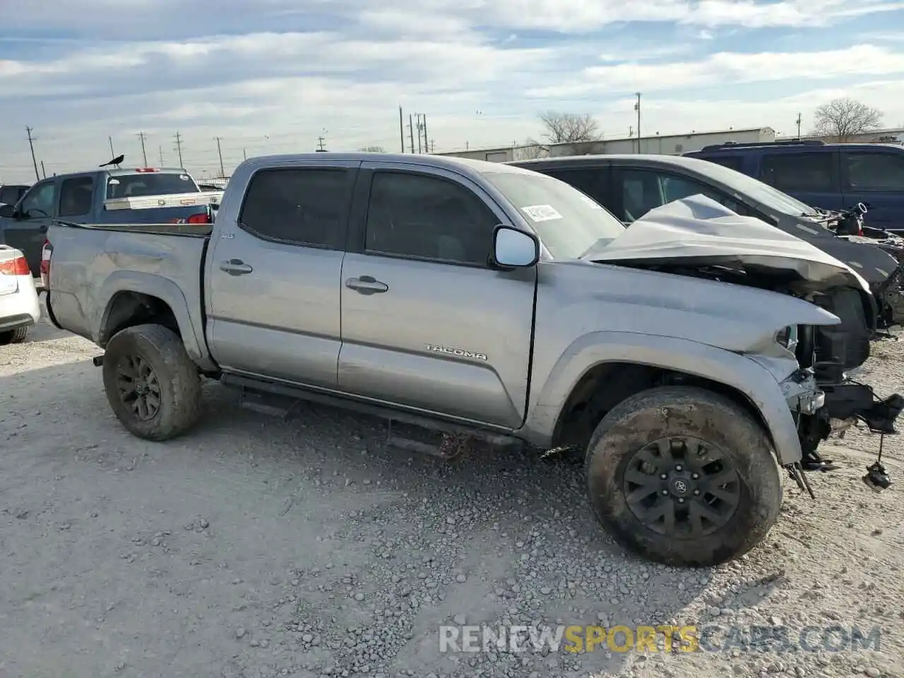 4 Фотография поврежденного автомобиля 5TFAX5GN3MX191344 TOYOTA TACOMA 2021