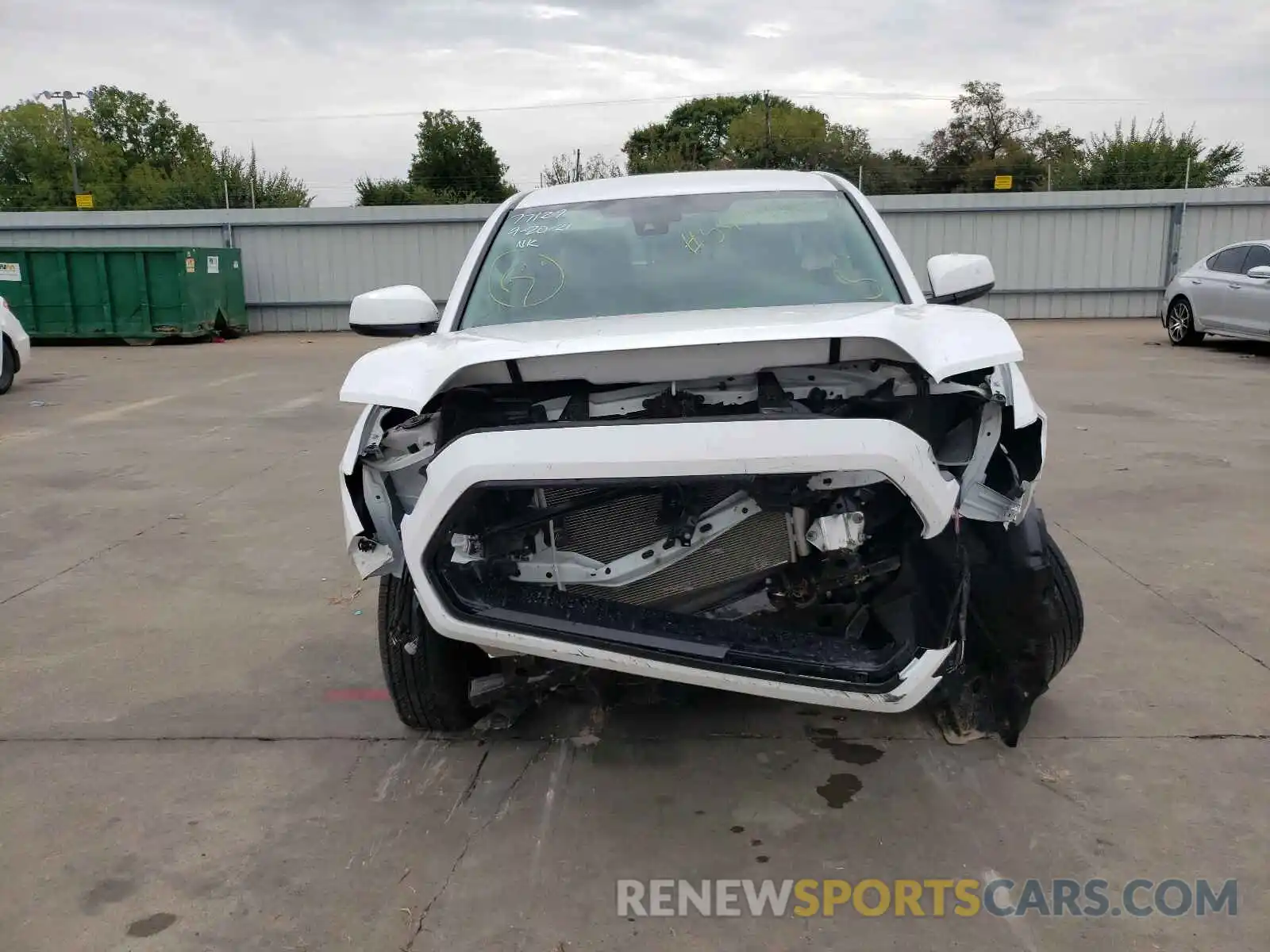 9 Photograph of a damaged car 5TFAX5GN3MX193742 TOYOTA TACOMA 2021