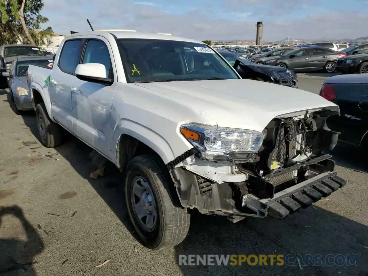 1 Photograph of a damaged car 5TFAX5GN4MX188856 TOYOTA TACOMA 2021